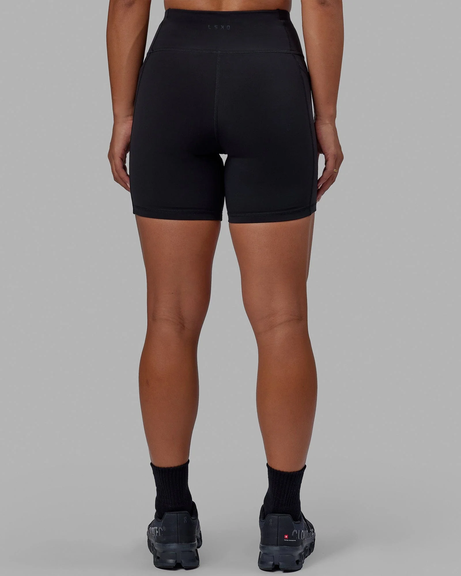 Rep Ultra High-Rise 6" Short Pockets - Black-White - Image 4