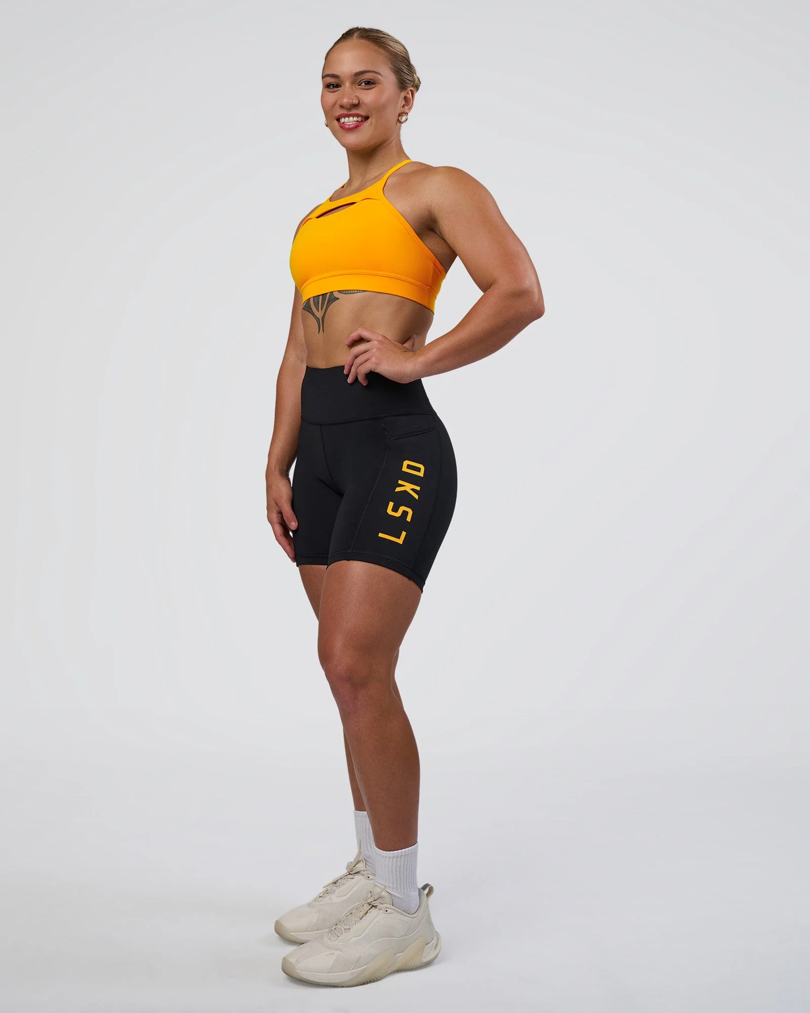 Rep Ultra High-Rise 6" Short Pockets - Black-Zinnia - Image 8