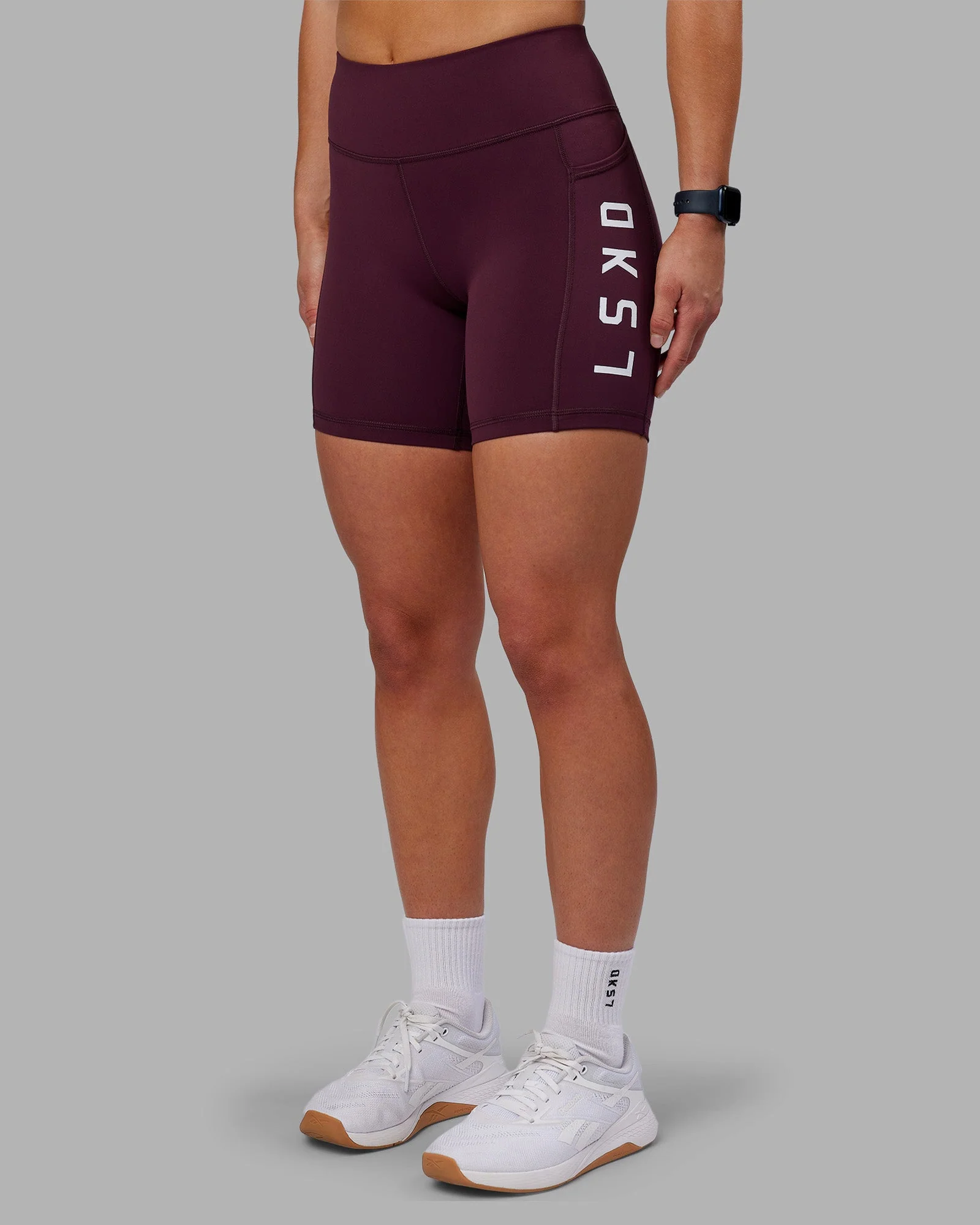 Rep Ultra High-Rise 6" Short Pockets - Cherry Lacquer-White - Image 3