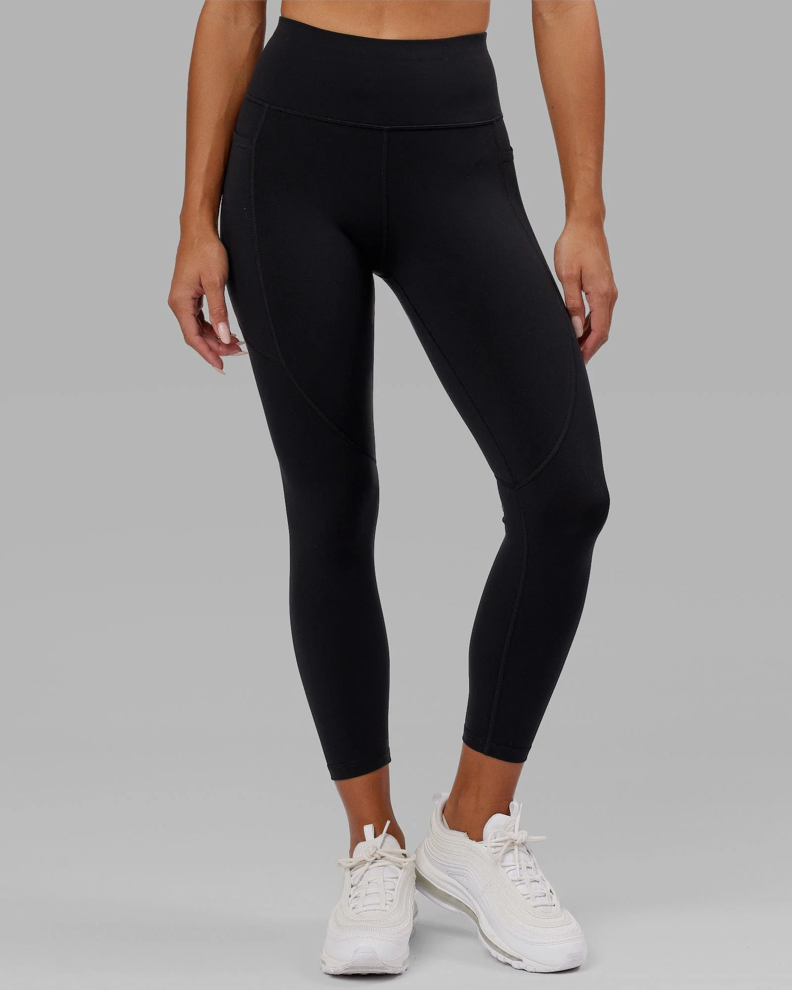 Rep 7/8 Length Tight - Black-Hyper Teal - Image 8