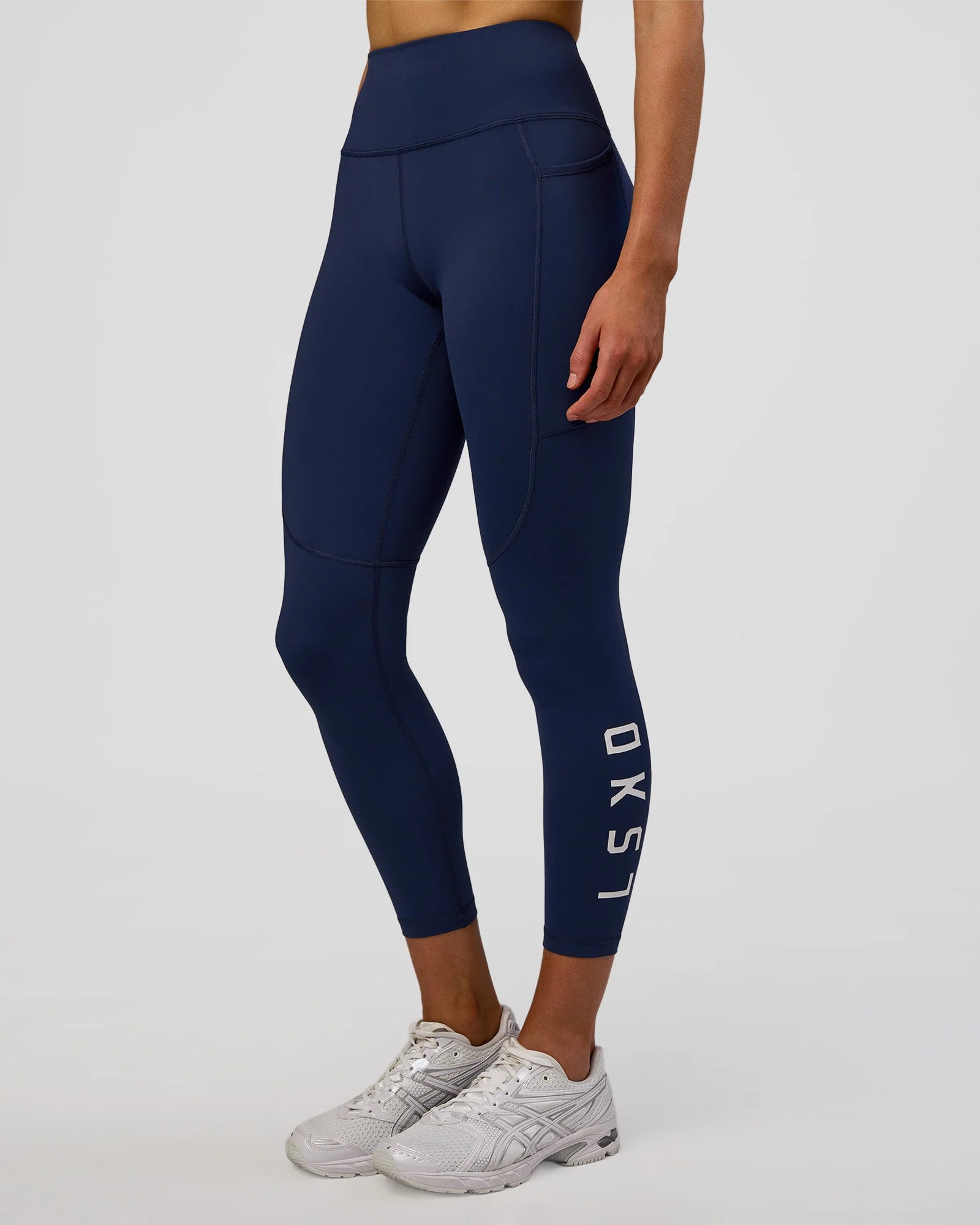 Rep Ultra High-Rise 7/8 Legging Pockets - Future Navy-White