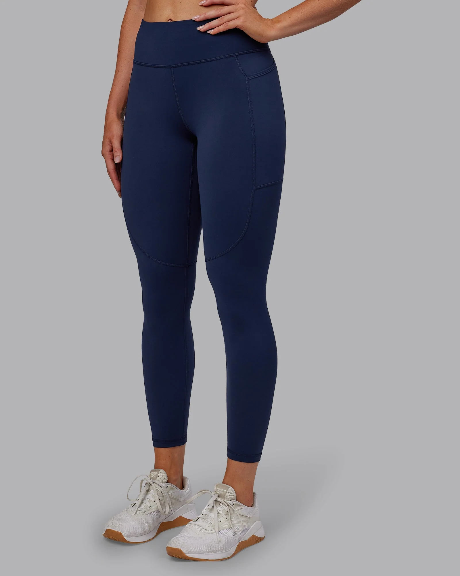 Rep Ultra High-Rise 7/8 Legging Pockets No Logo - Future Navy - Image 6
