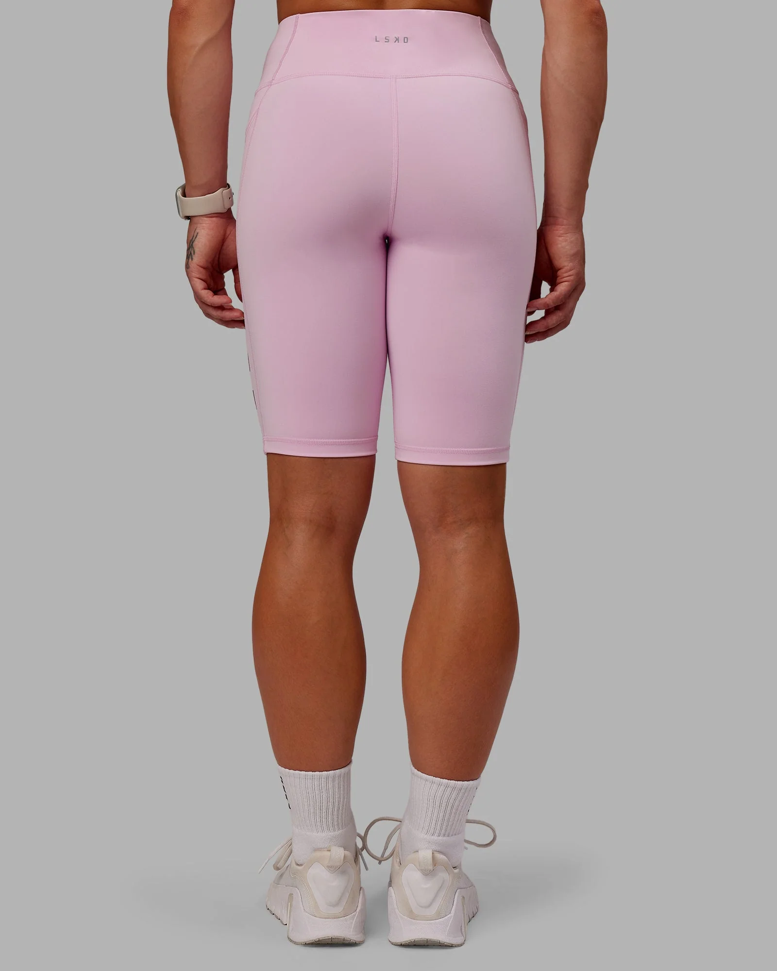 Rep Ultra High-Rise 9" Short Pockets - Marshmallow-Cherry Lacquer - Image 4