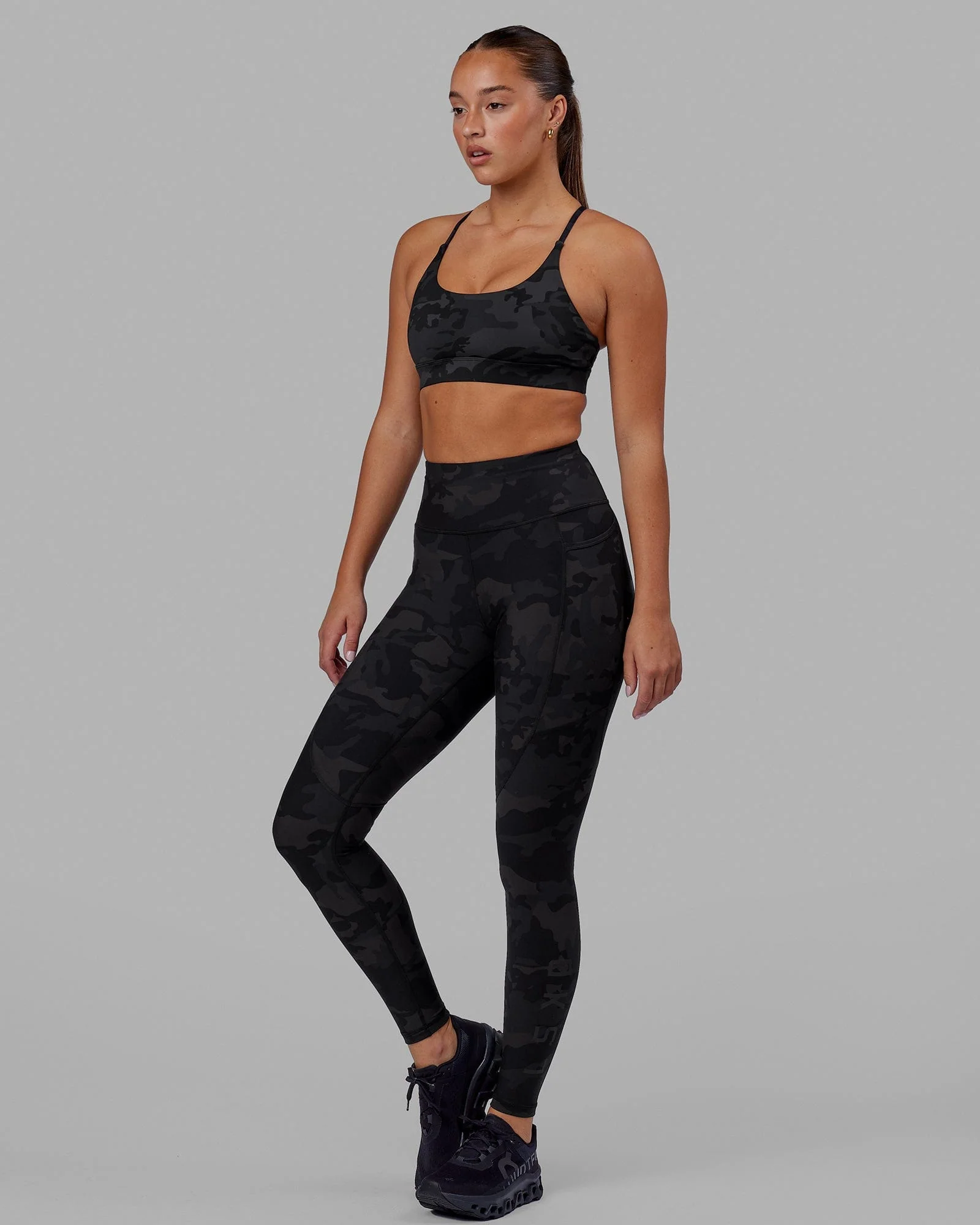 Rep Ultra High-Rise Full Length Legging Pockets - Black-Camo