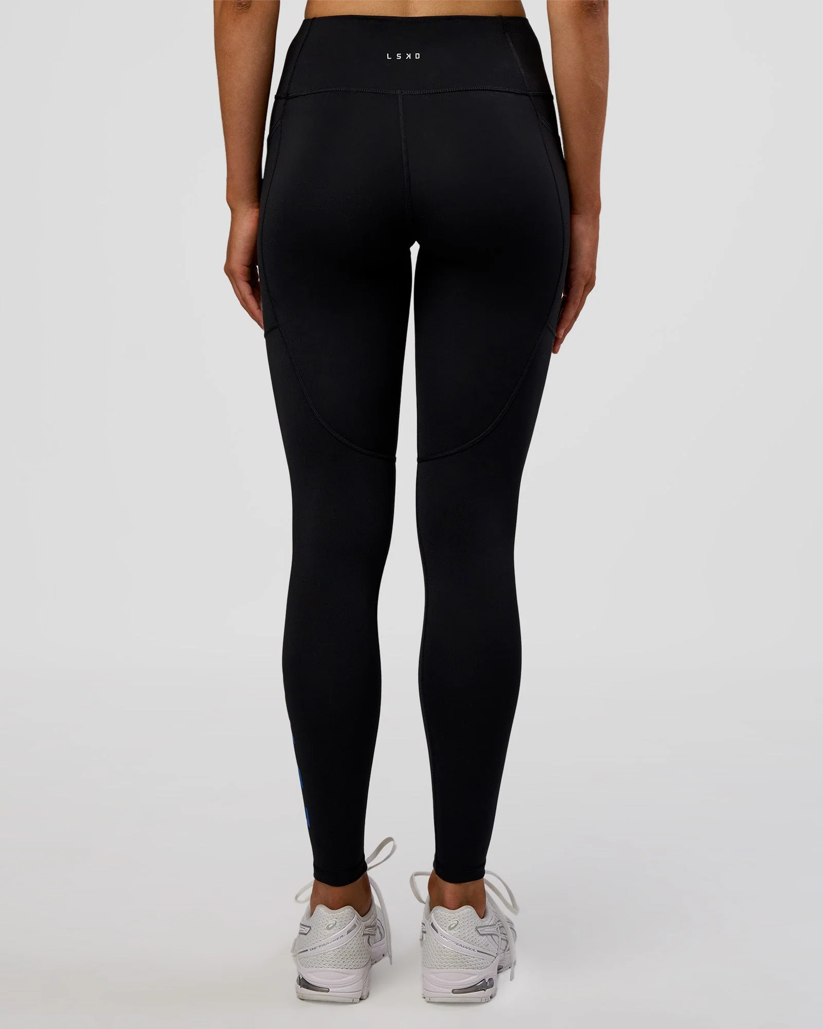 Rep Ultra High-Rise Full Length Legging Pockets - Black-Electric Indigo - Image 3