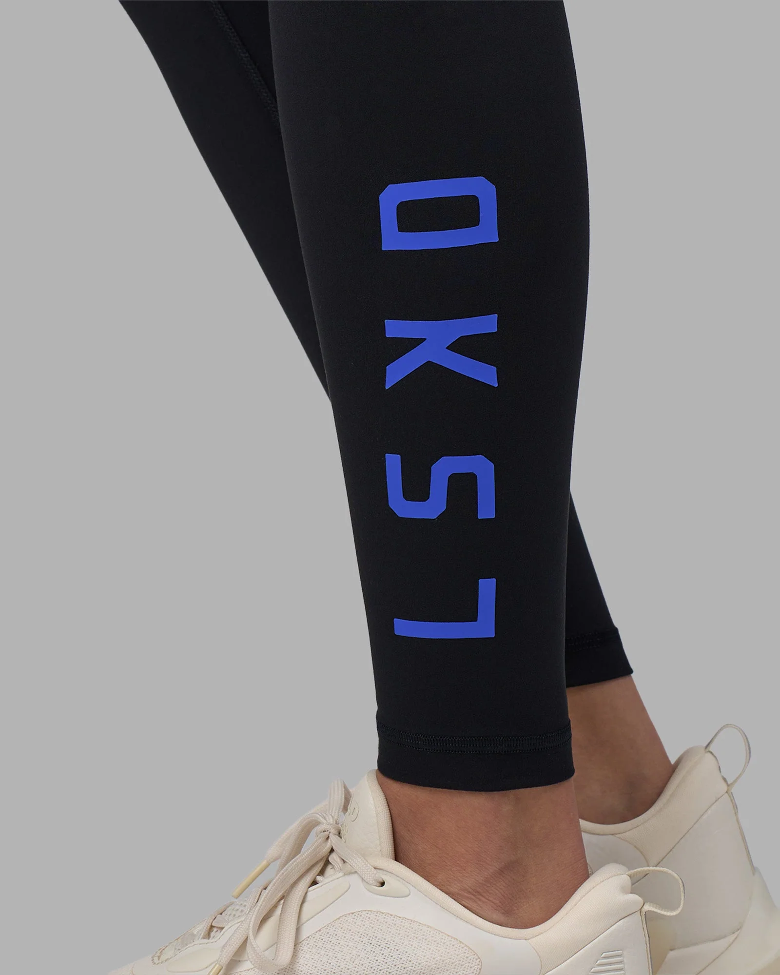 Rep Ultra High-Rise Full Length Legging Pockets - Black-Power Cobalt - Image 2