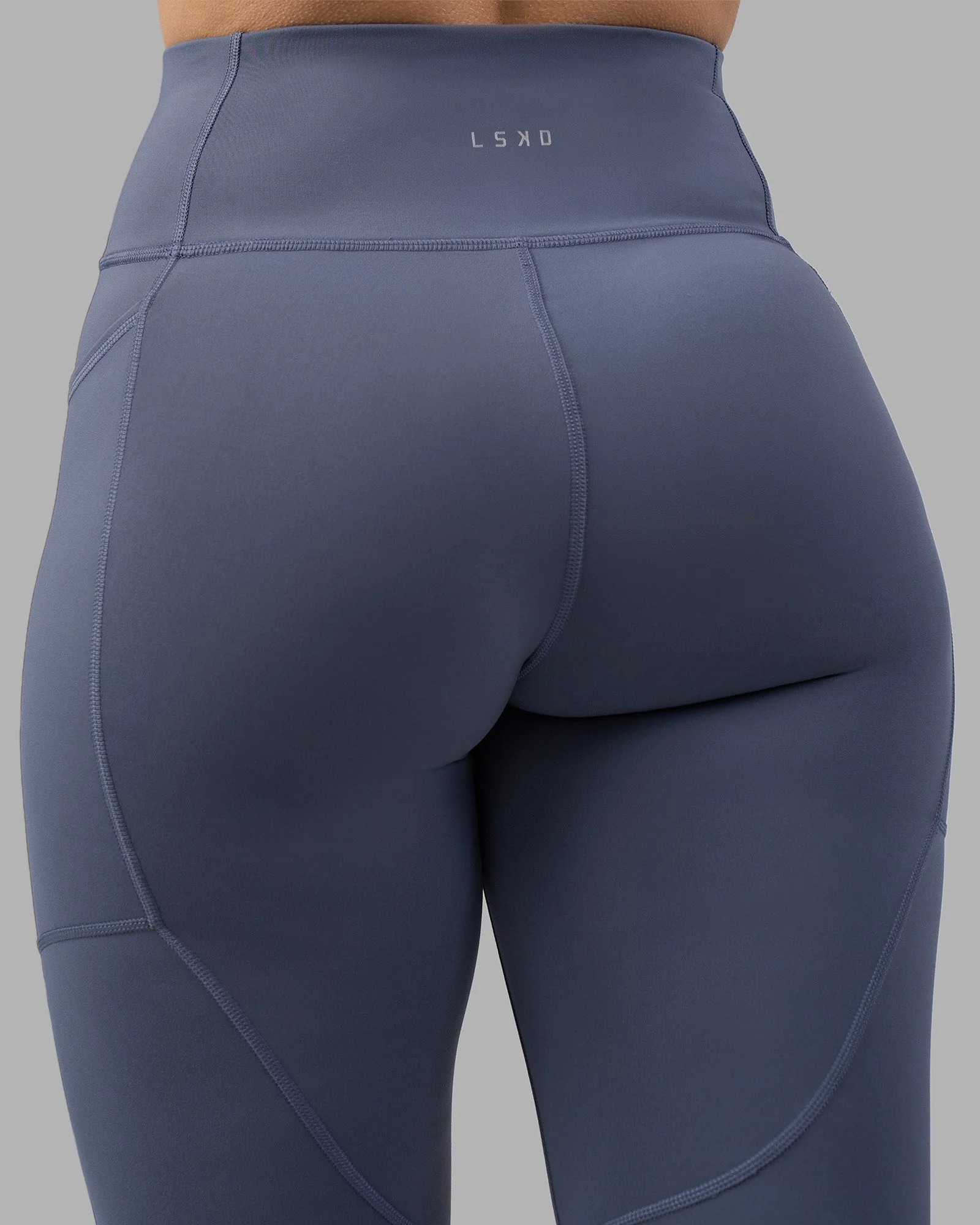 Rep Ultra High-Rise Full Length Legging Pockets - Night Shadow-White - Image 8