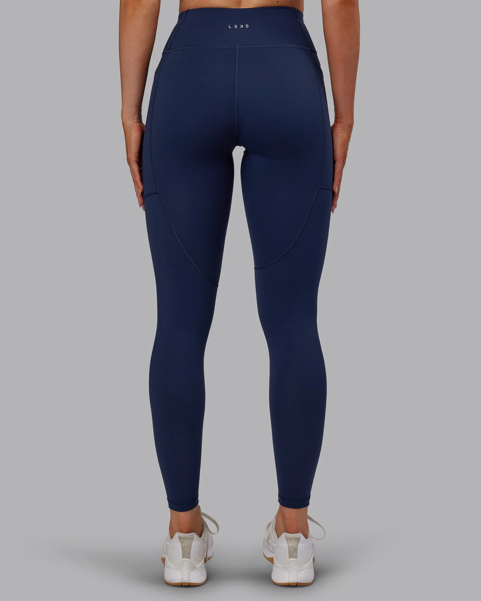 Rep Ultra High-Rise Full Length Legging Pockets No Logo - Future Navy - Image 4