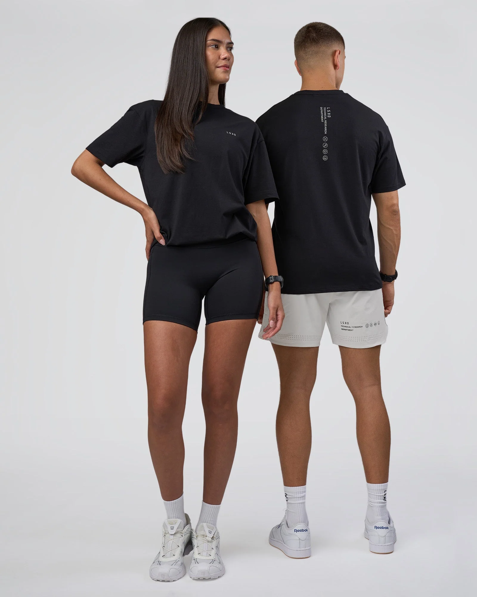 Research Department FLXCotton Oversized Tee - Black