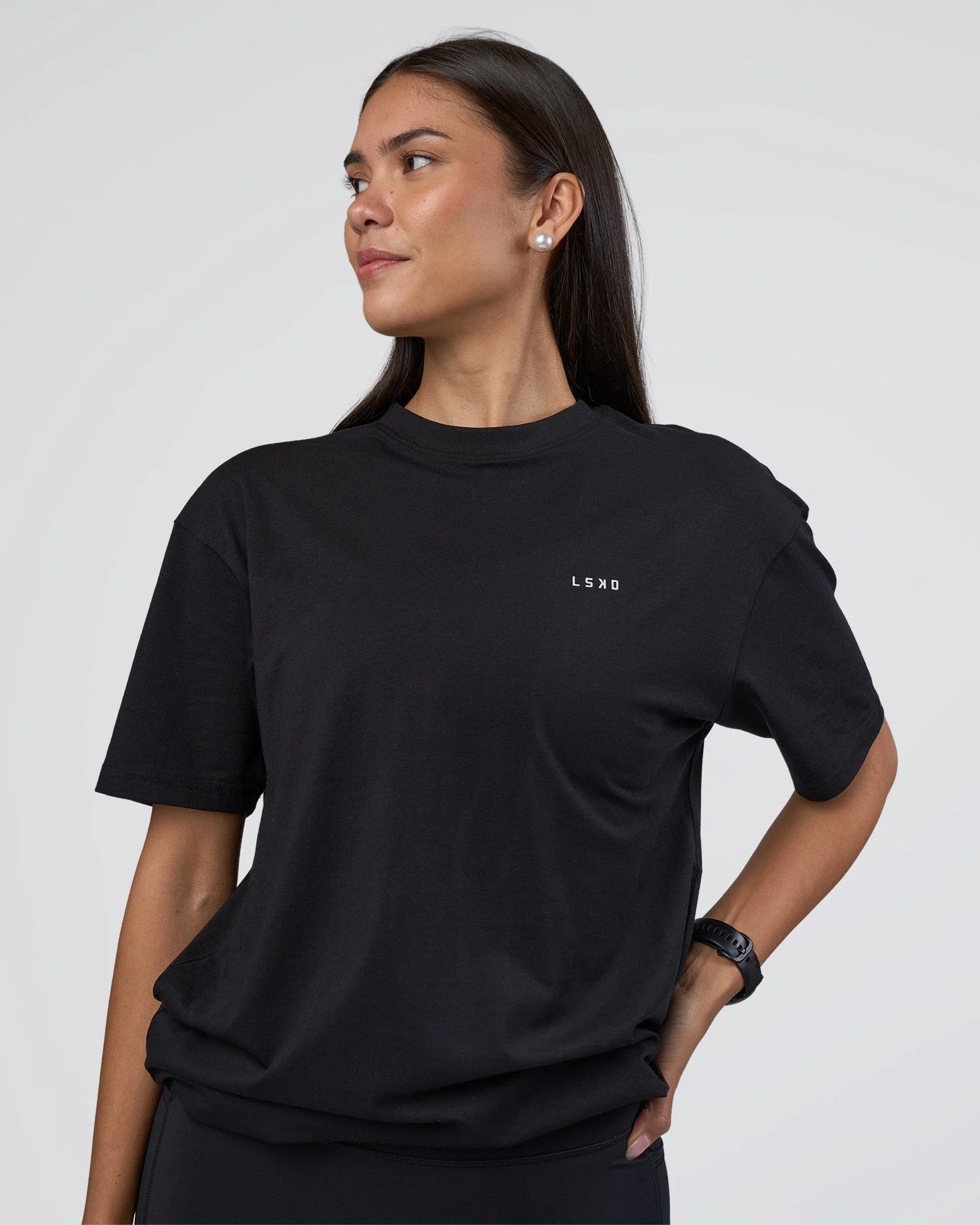 Research Department FLXCotton Oversized Tee - Black - Image 8