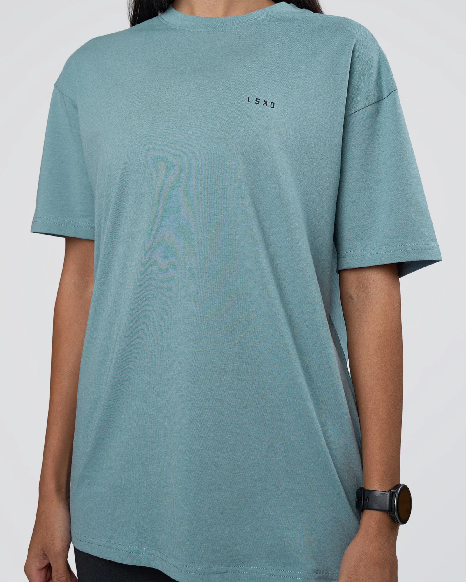 Research Department FLXCotton Oversized Tee - Smoke Blue - Image 10
