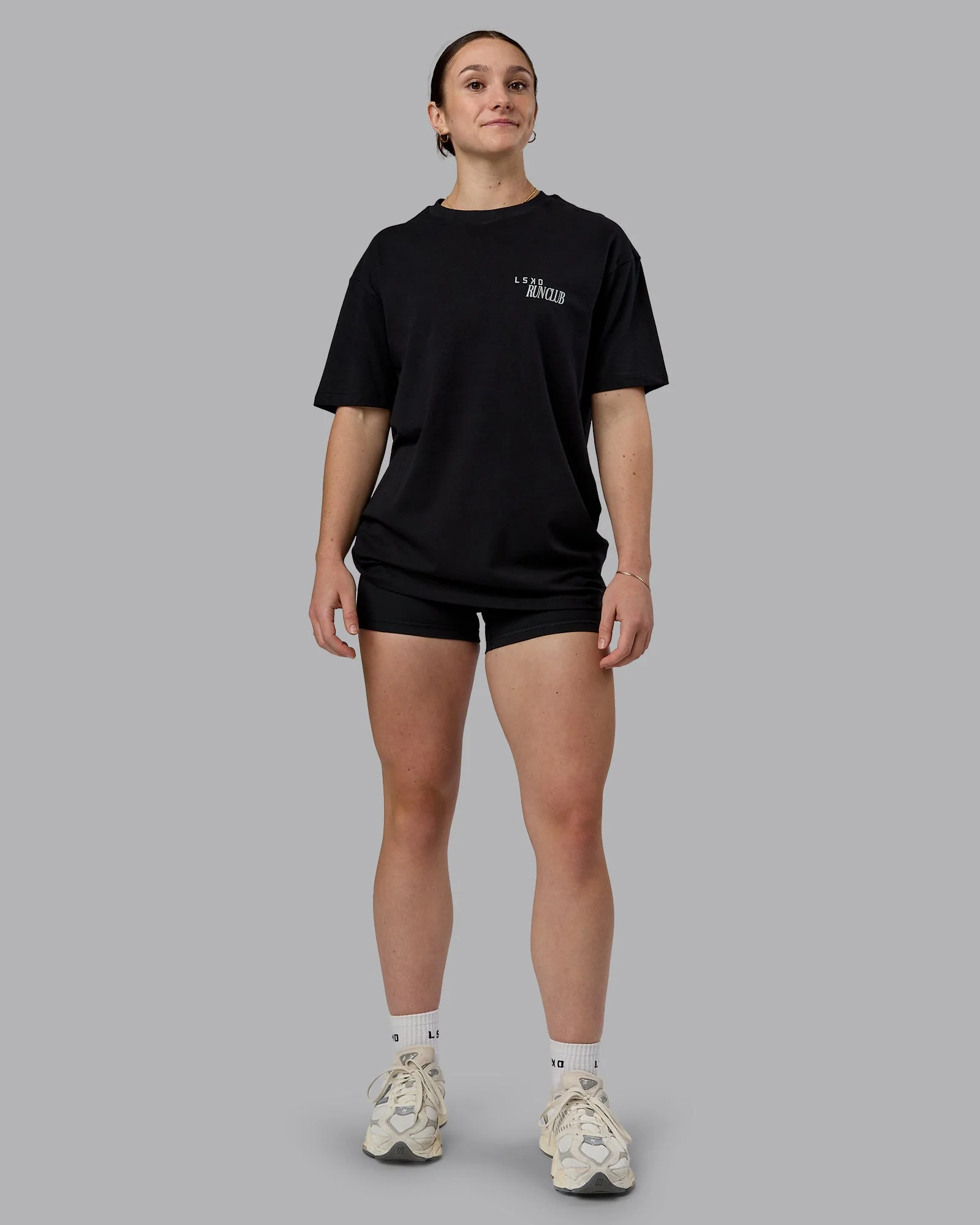 We Love This Sh*t FLXCotton Oversized Tee - Black-Reflective - Image 10