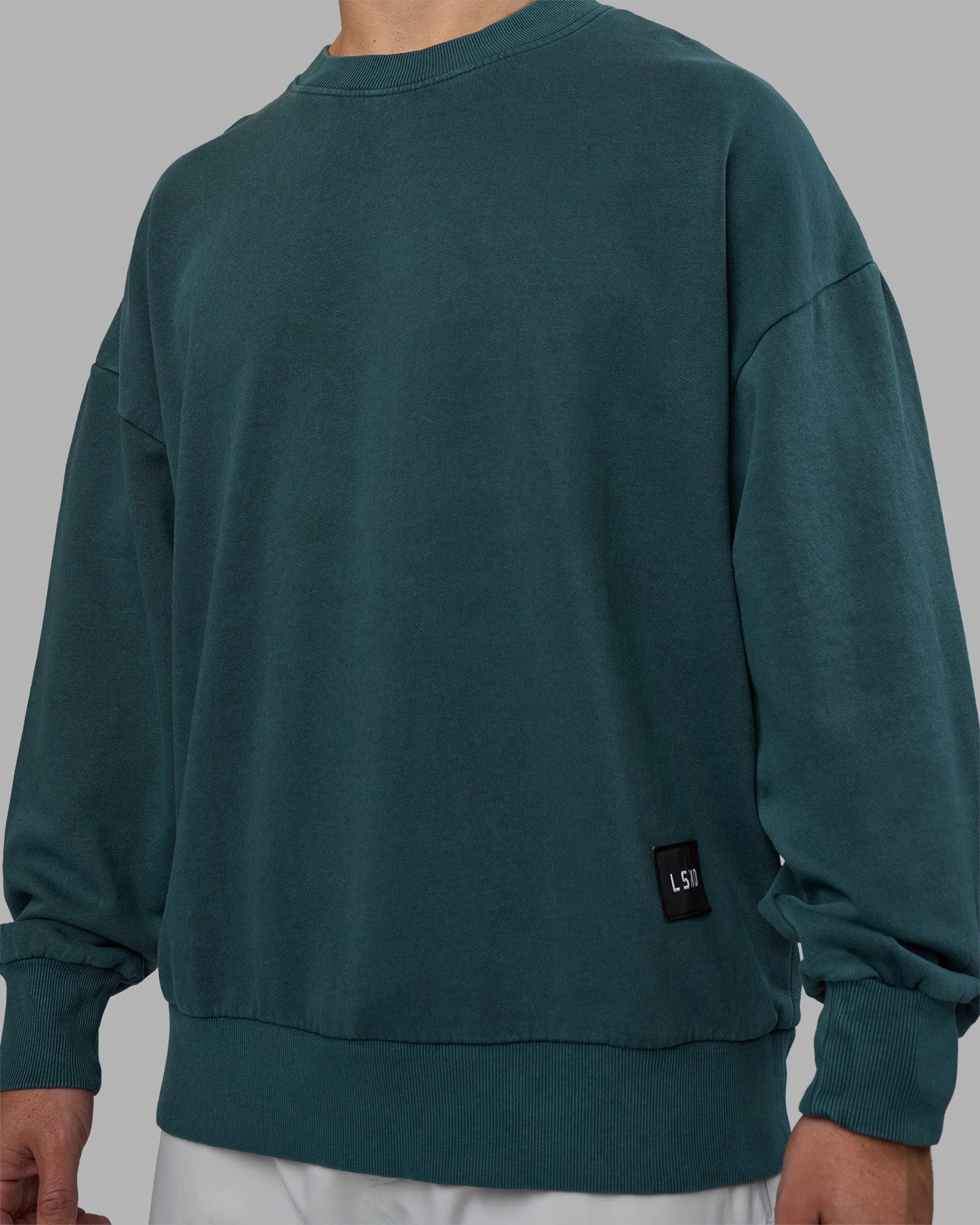 Segmented Oversized Sweater - Abyssal - Image 9