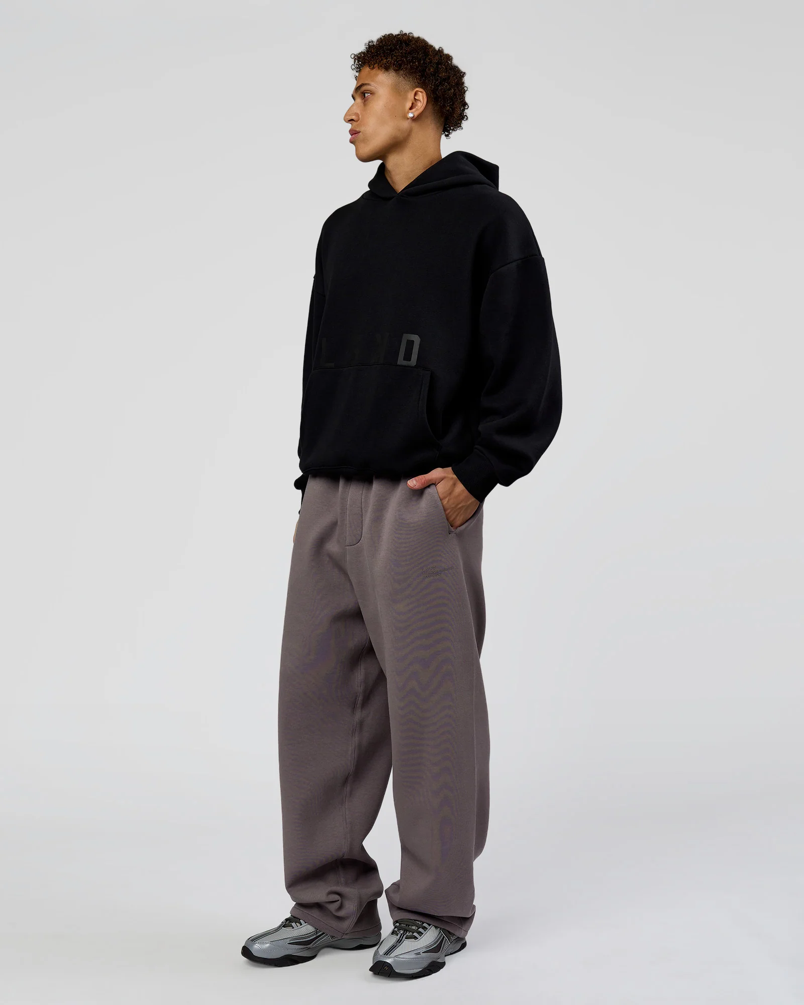 Shadow Mode Oversized Hoodie - Black - Image 10