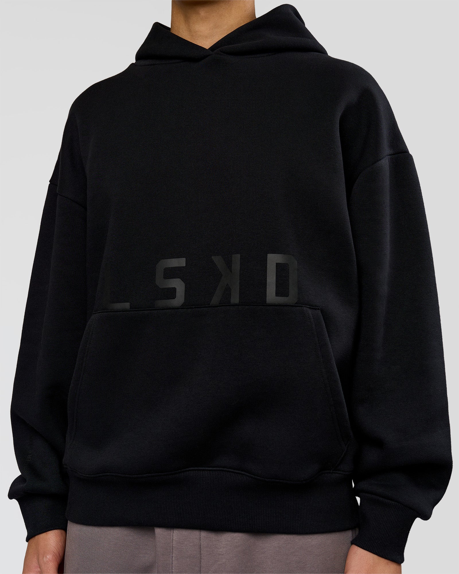 Shadow Mode Oversized Hoodie - Black - Image 11