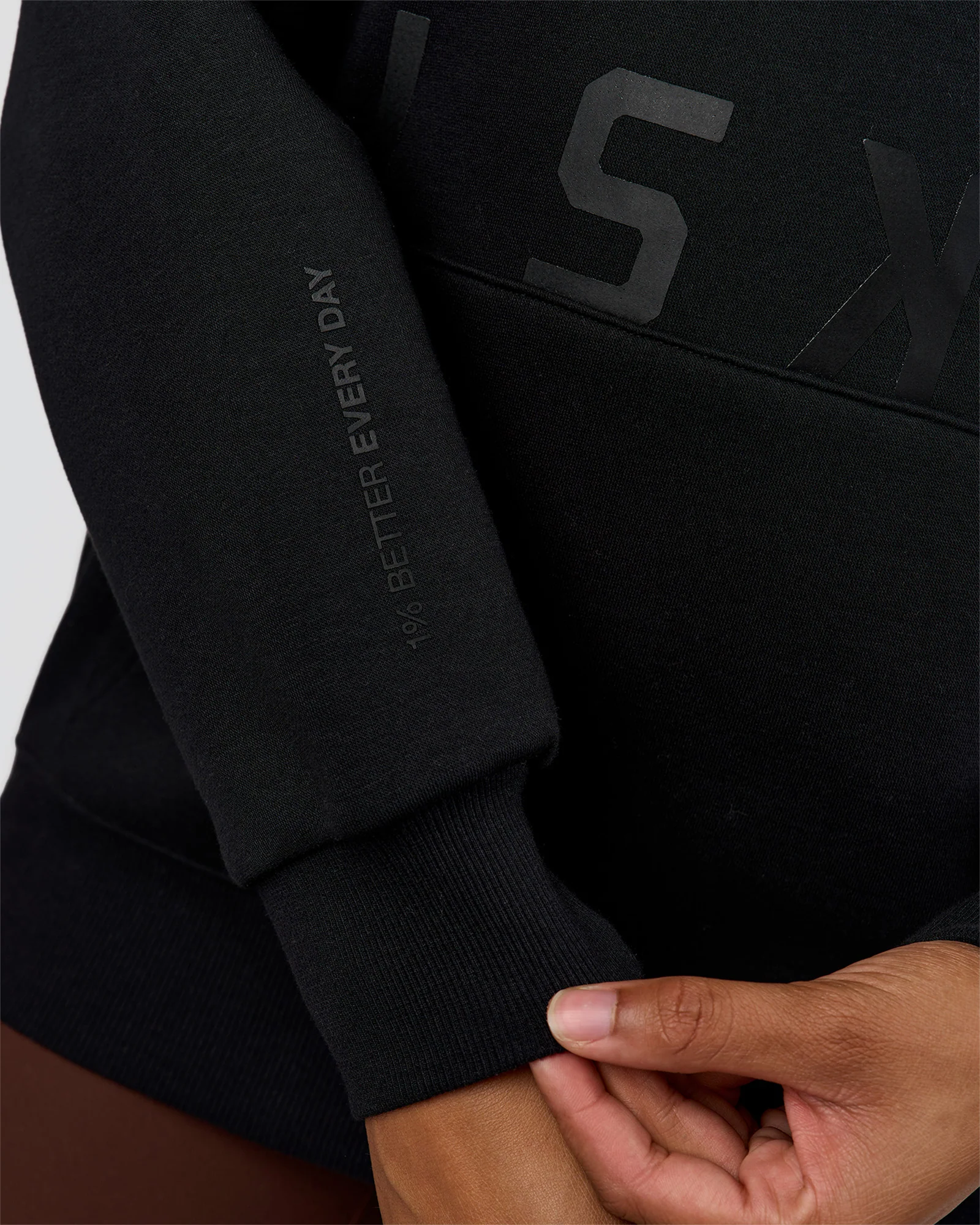 Shadow Mode Oversized Hoodie - Black - Image 8