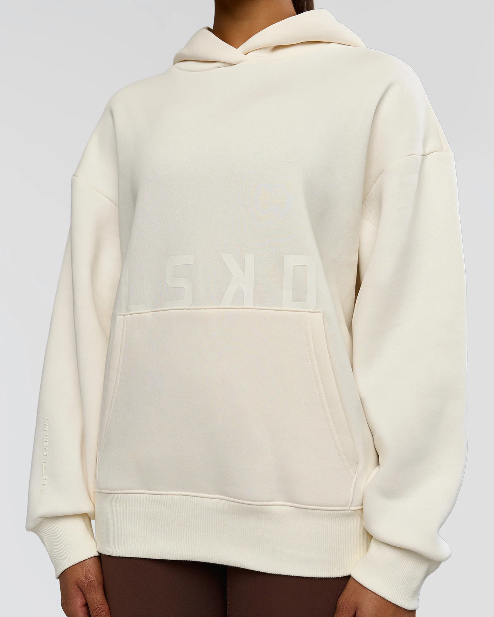 Shadow Mode Oversized Hoodie - Off White - Image 11