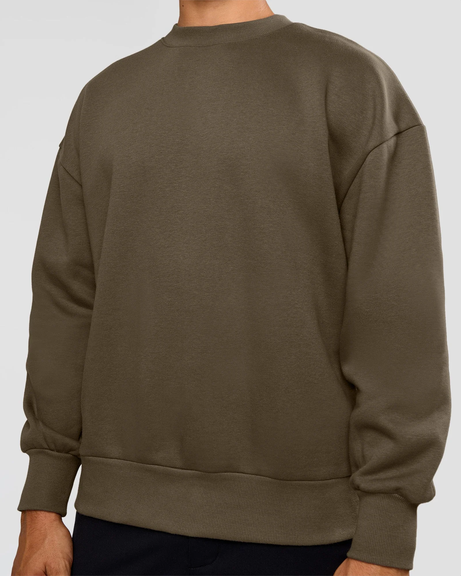 Shadow Mode Oversized Sweater - Walnut Grey - Image 7