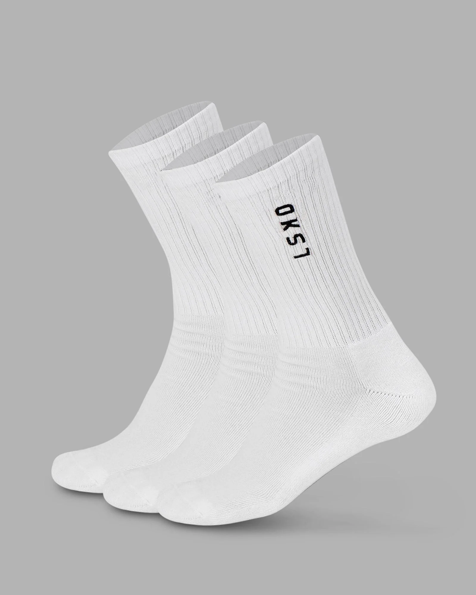 Signal Crew Socks 3 Pack 2.0 - White-Black