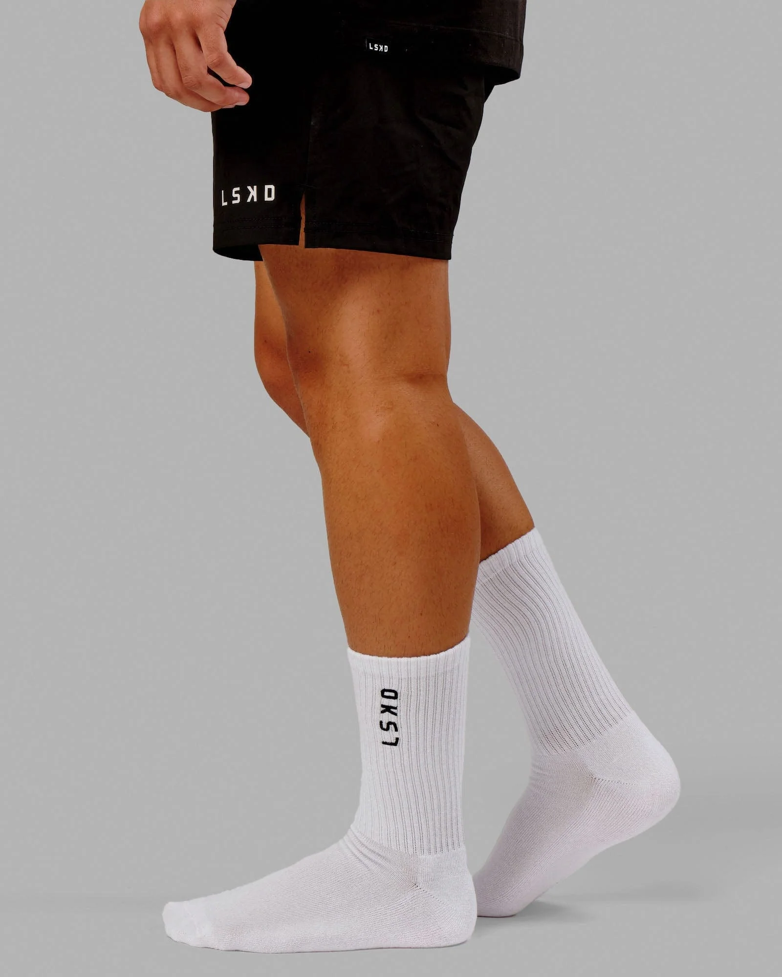 Signal Crew Socks 3 Pack 2.0 - White-Black - Image 2