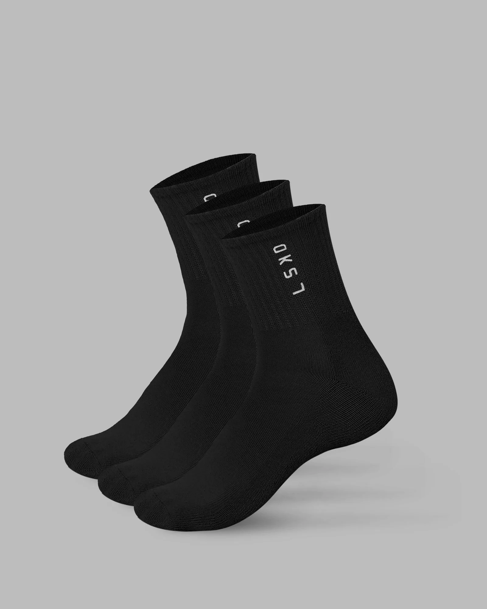 Signal Quarter Socks 3 Pack 2.0 - Black-White