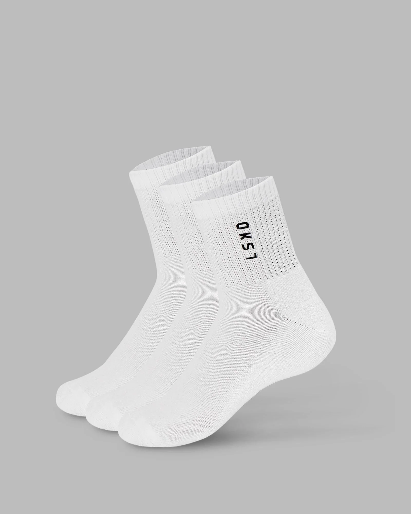 Signal Quarter Socks 3 Pack 2.0 - White-Black