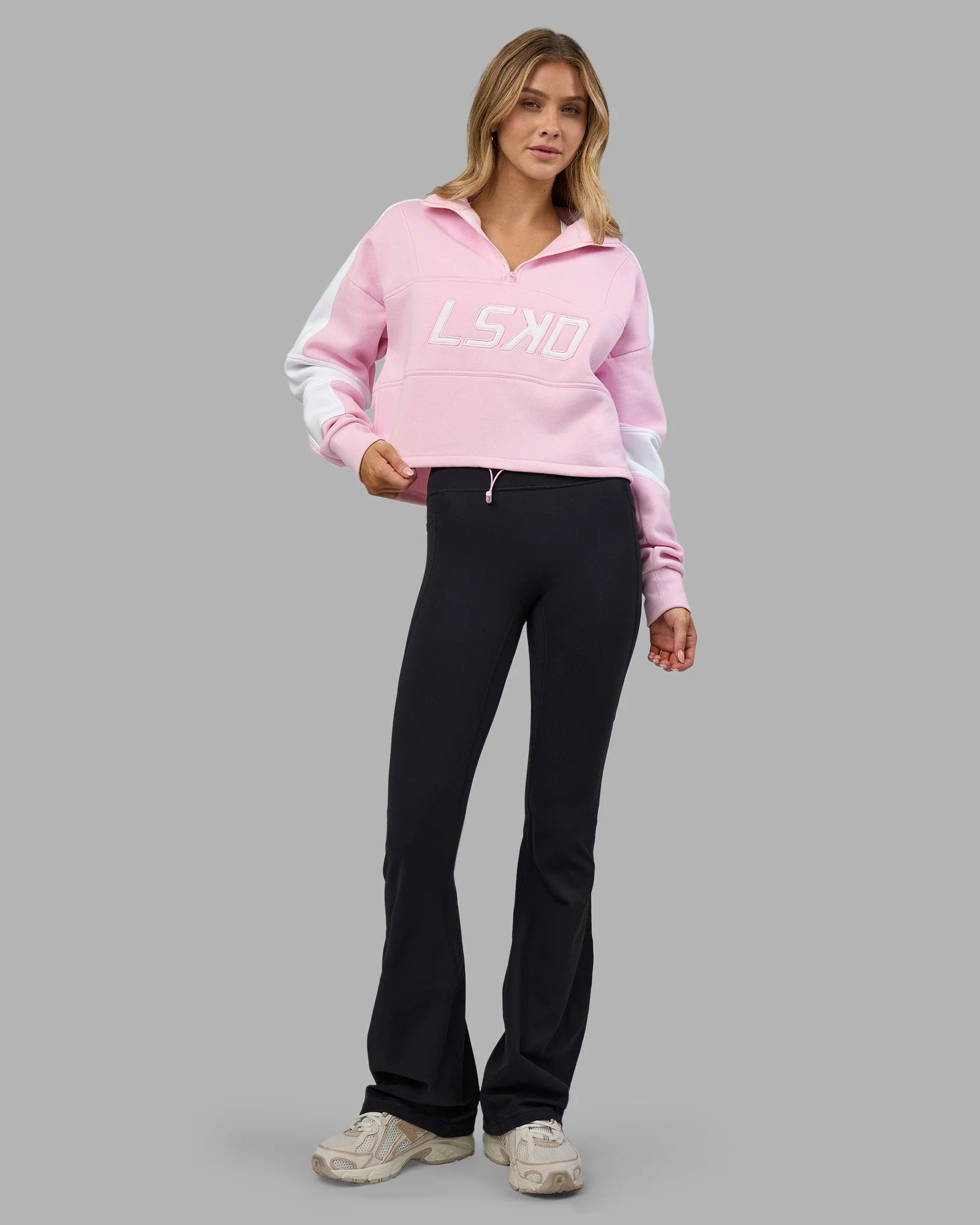 Slam Quarter Zip Sweater - Marshmallow-White - Image 3
