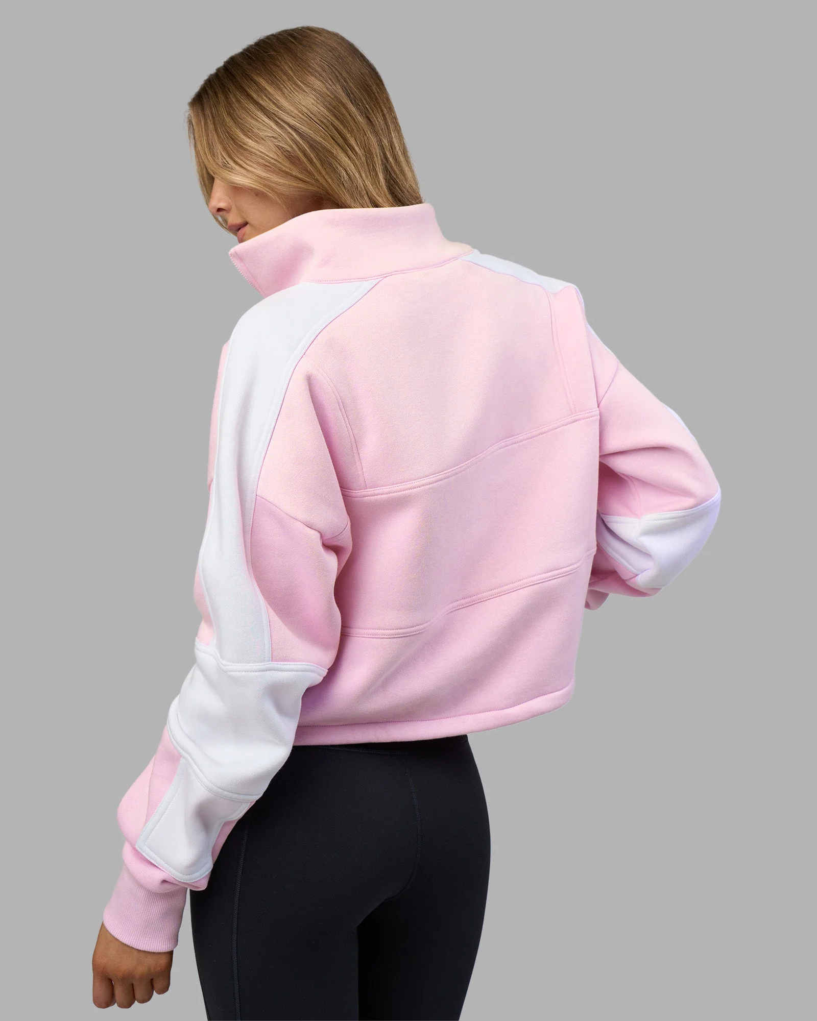 Slam Quarter Zip Sweater - Marshmallow-White - Image 4