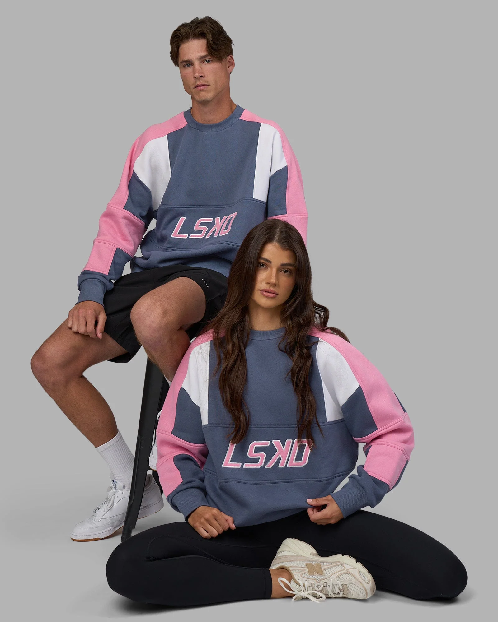 Slam Sweater Oversize - Night Shadow-Rosebloom