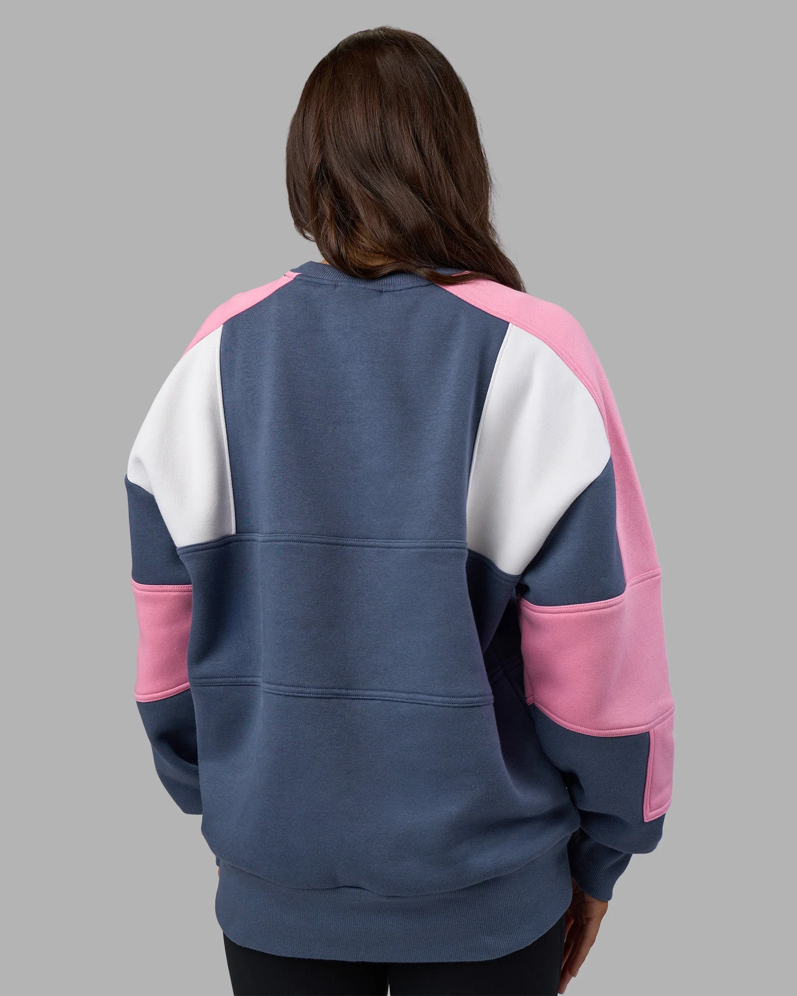 Slam Sweater Oversize - Night Shadow-Rosebloom - Image 8