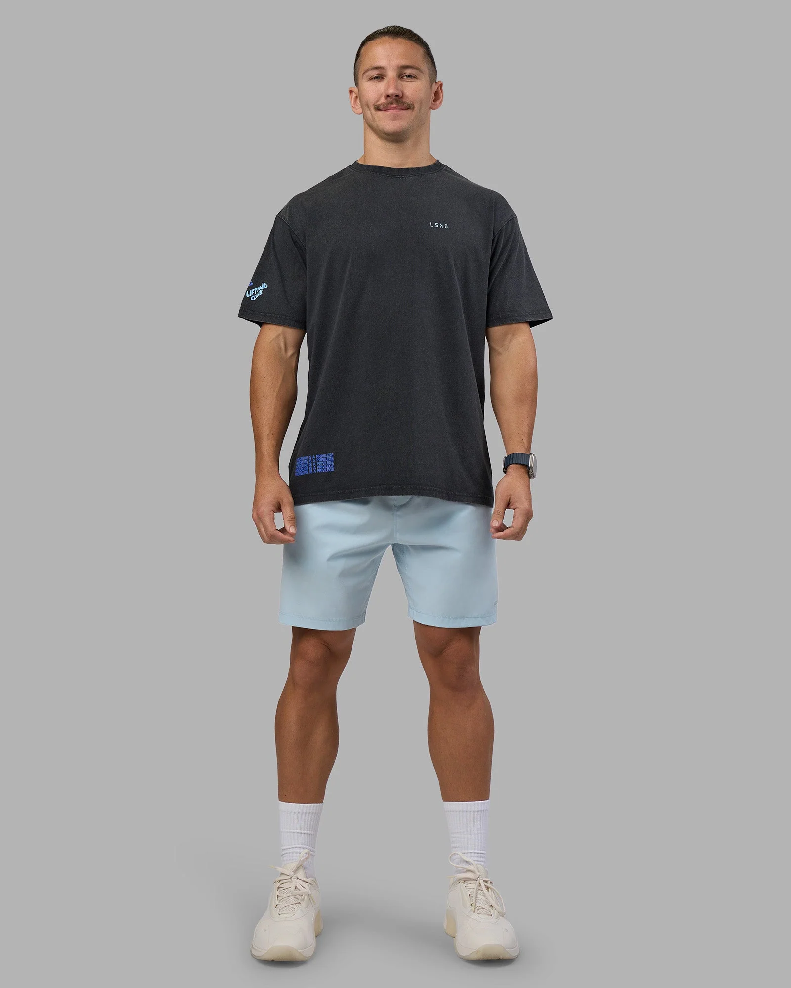 Cali FLXCotton Oversized Tee - Black Washed - Image 10