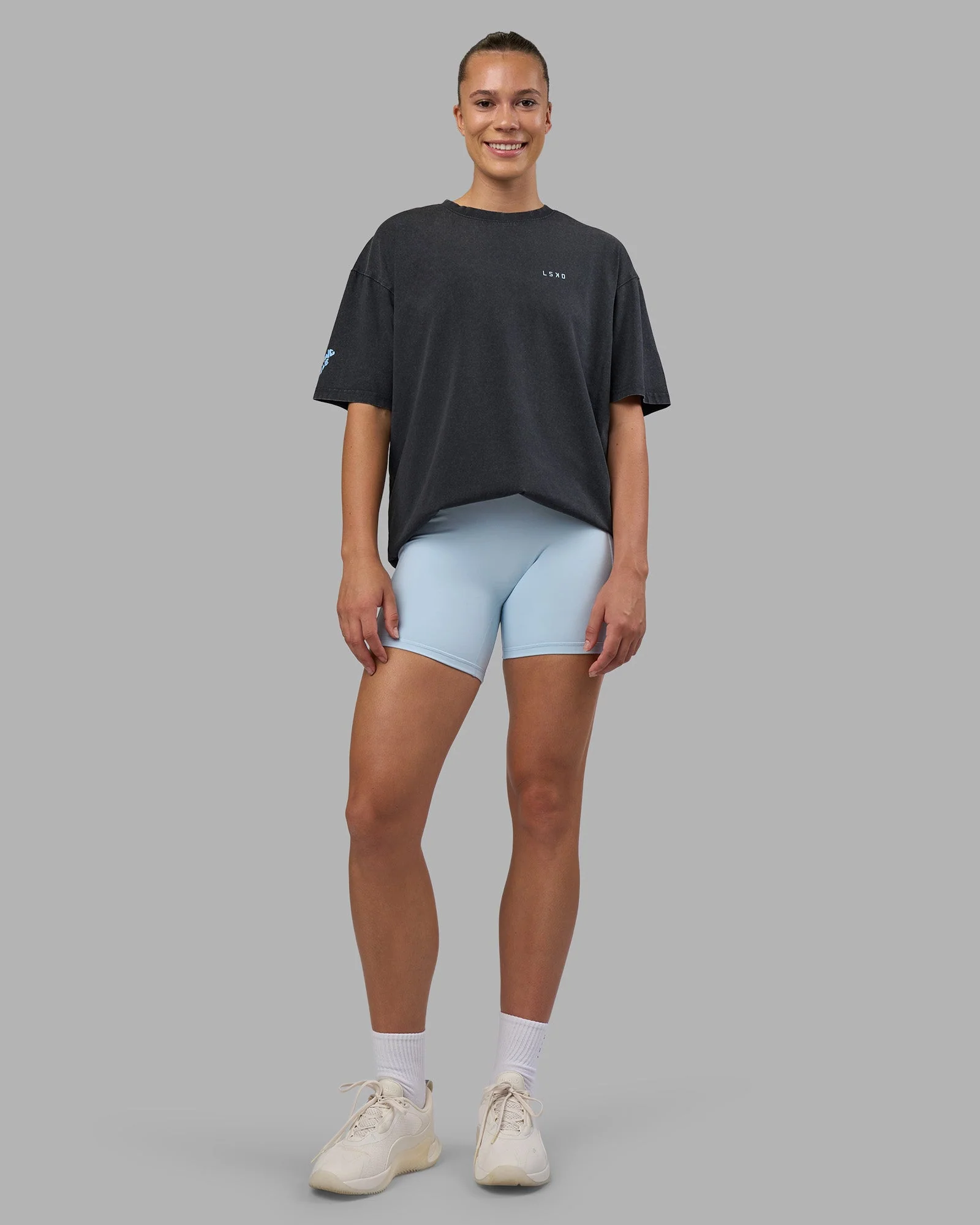 Cali FLXCotton Oversized Tee - Black Washed - Image 11