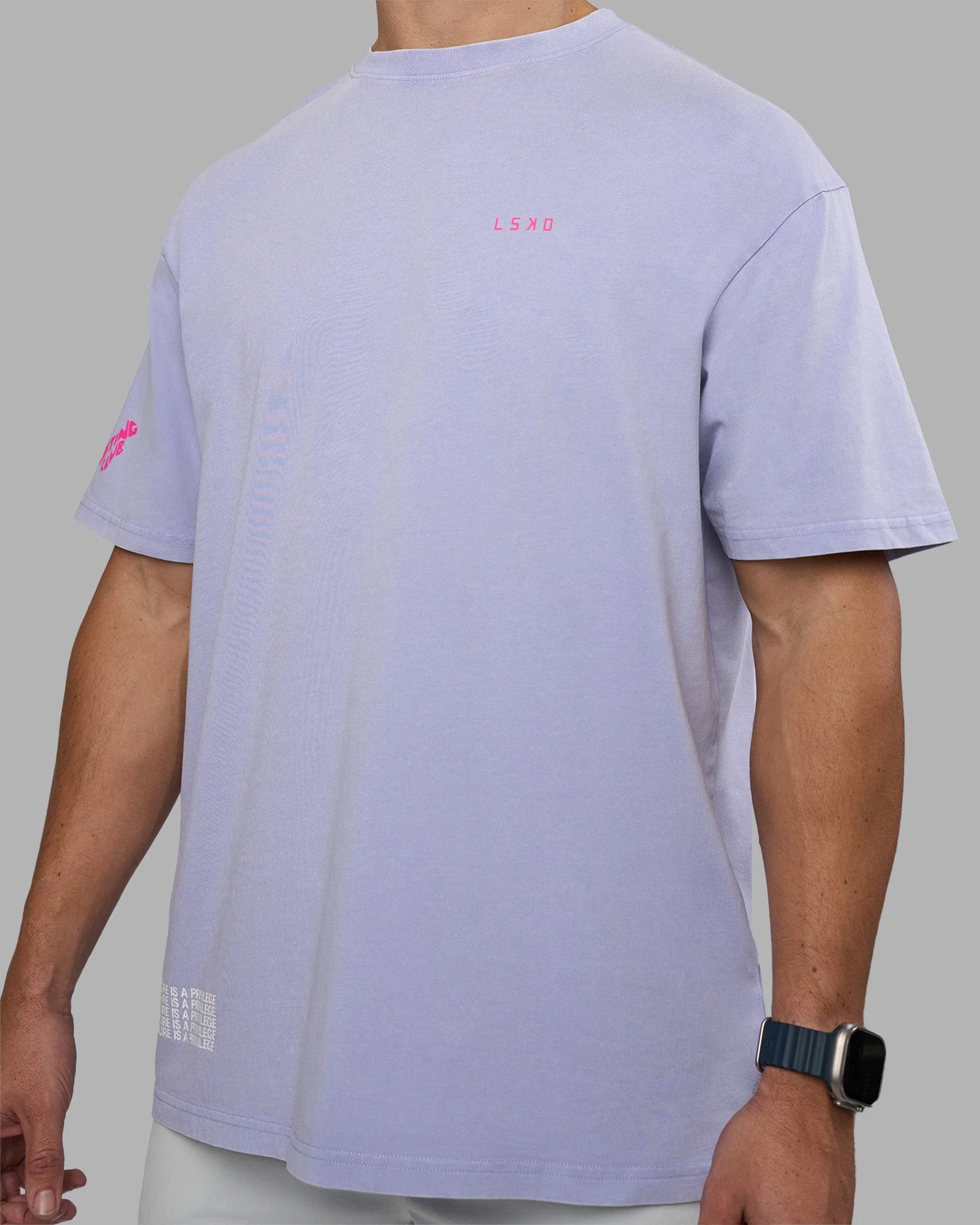 Cali FLXCotton Oversized Tee - Sweet Lavender Washed - Image 8