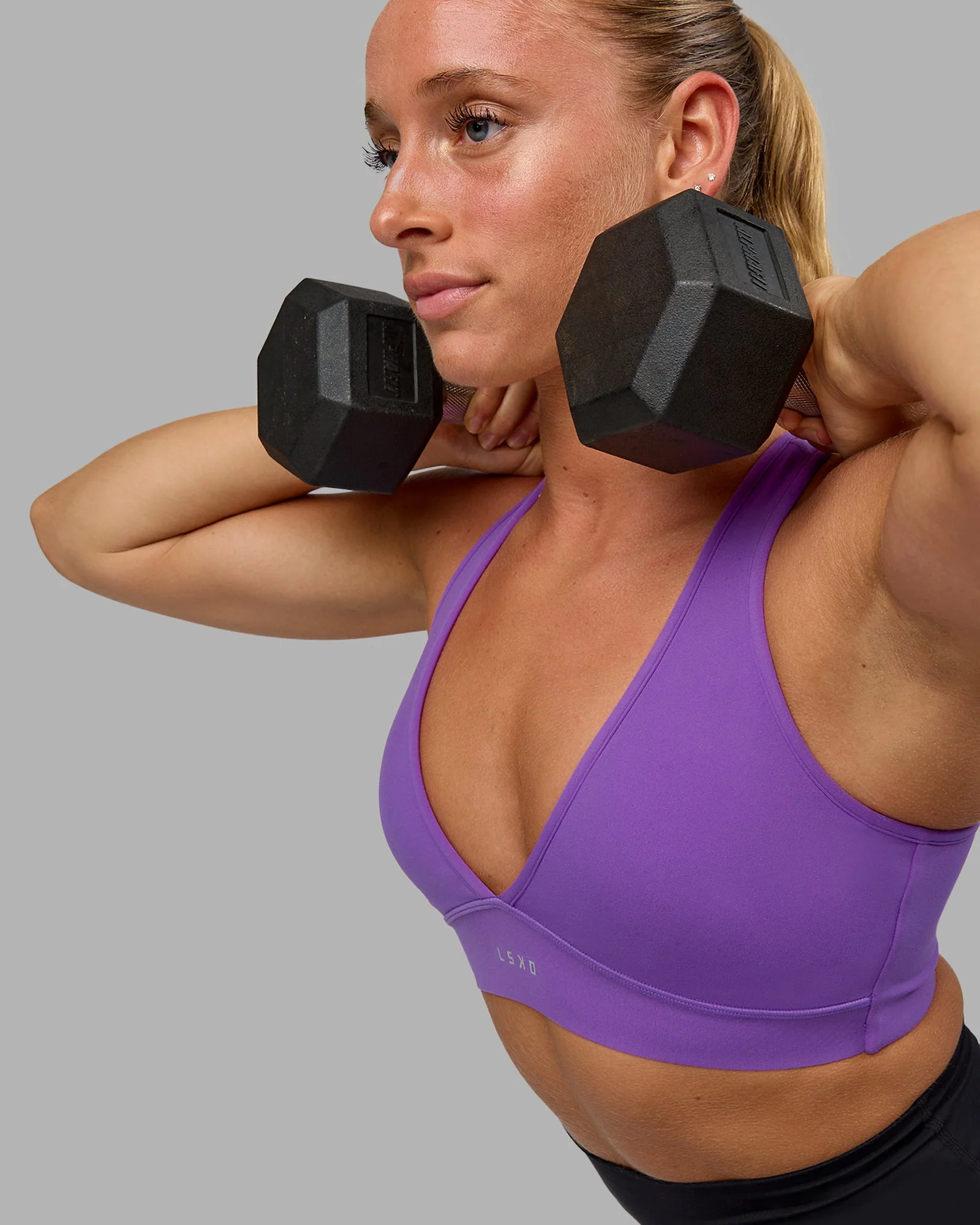 Stamina Sports Bra - Purple Swirl - Image 6