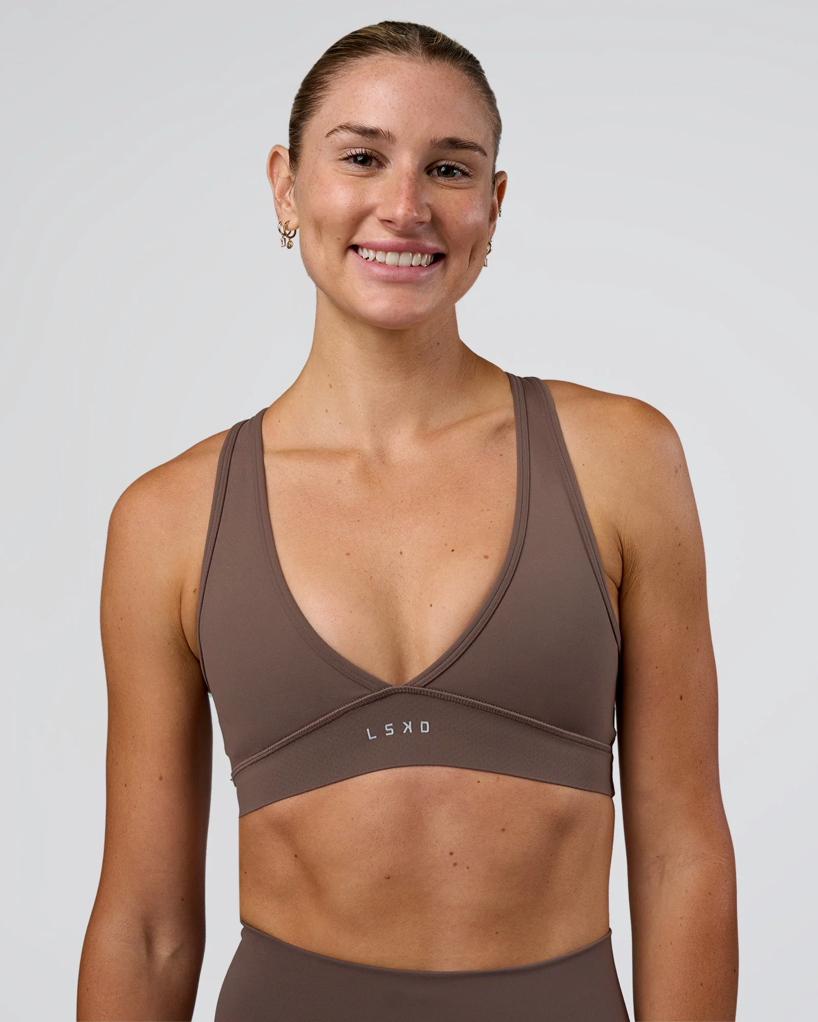 Stamina Sports Bra - Peppercorn