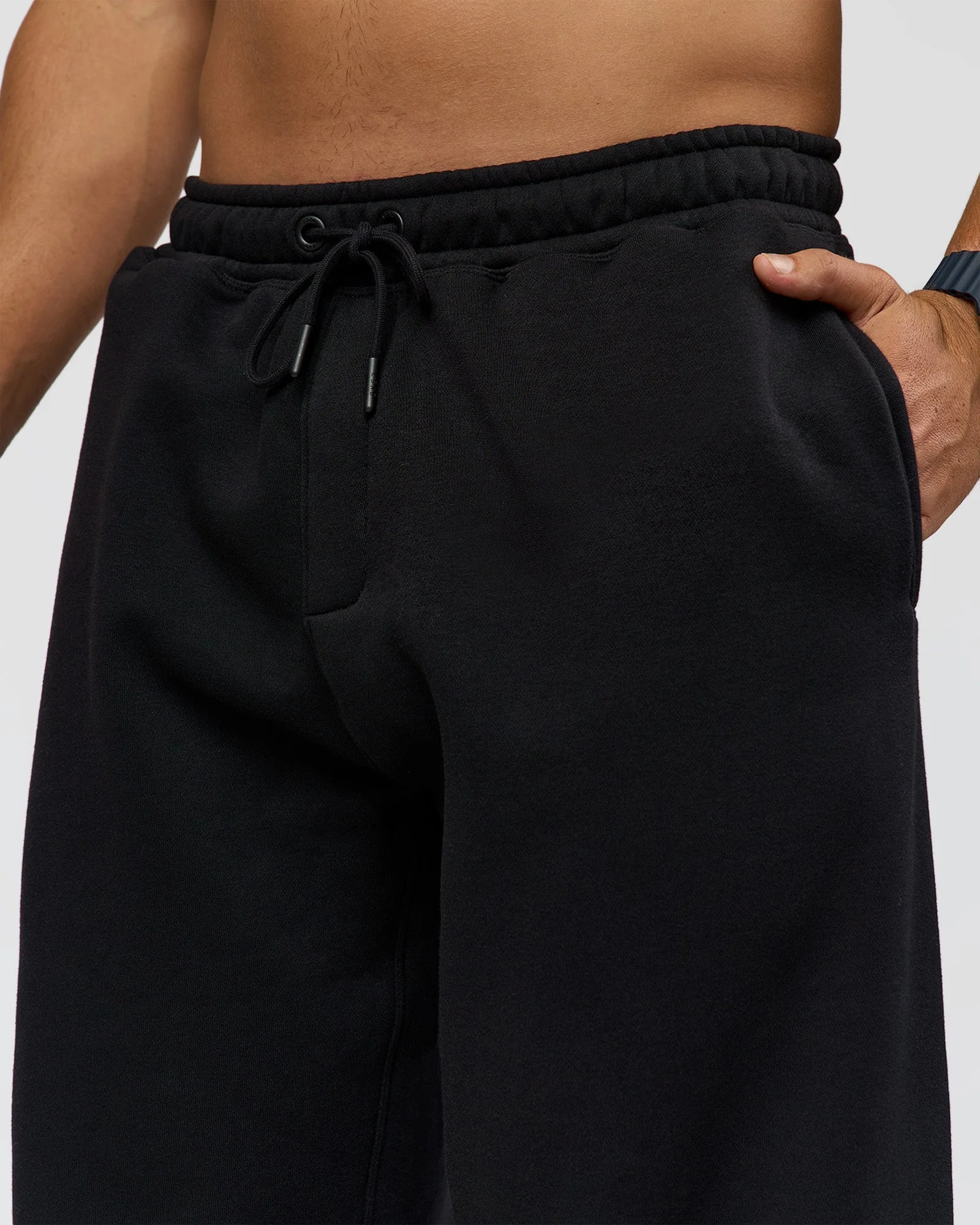Static Grit Baggy Track Pant - Black-Alloy - Image 8