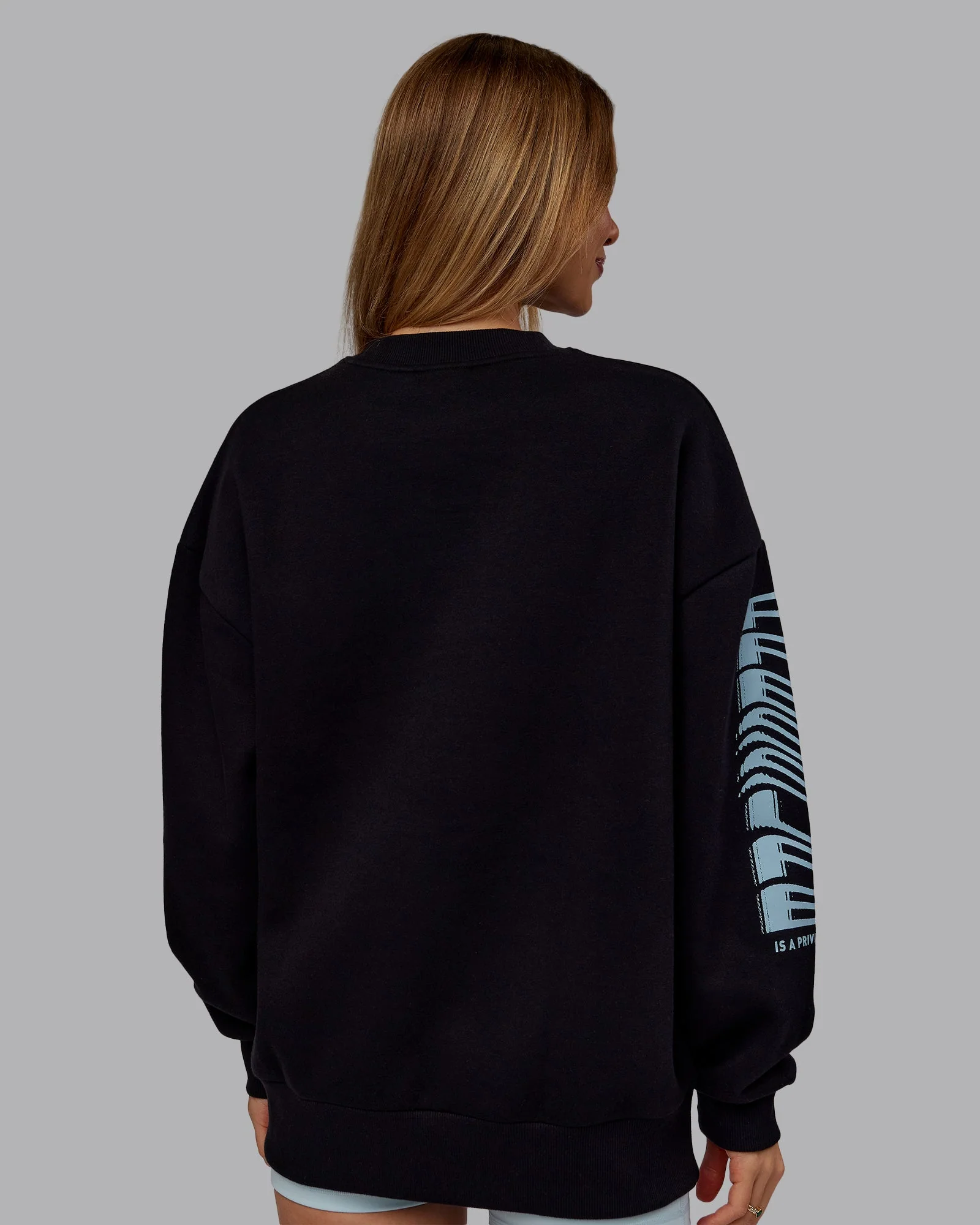 Static Oversized Sweater - Black-Skyride - Image 10