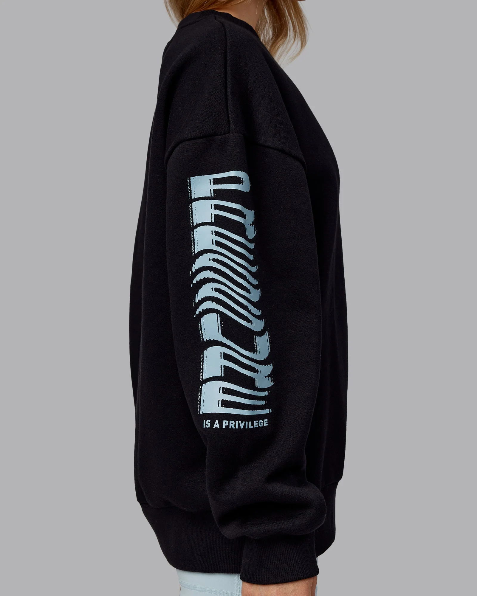 Static Oversized Sweater - Black-Skyride - Image 11