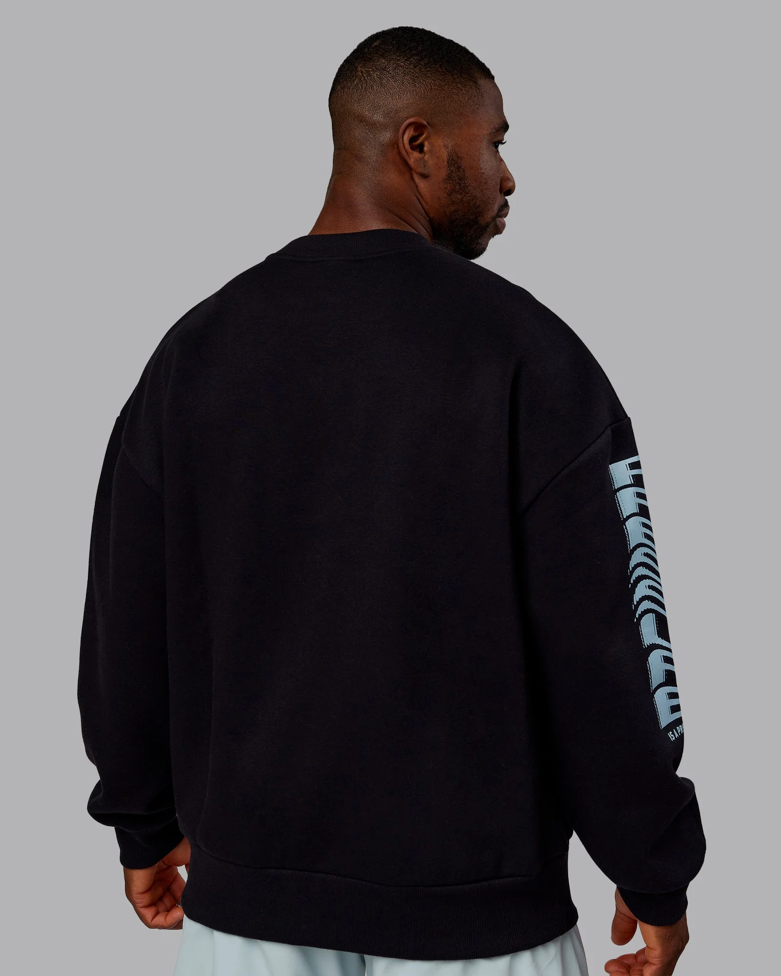 Static Oversized Sweater - Black-Skyride - Image 4