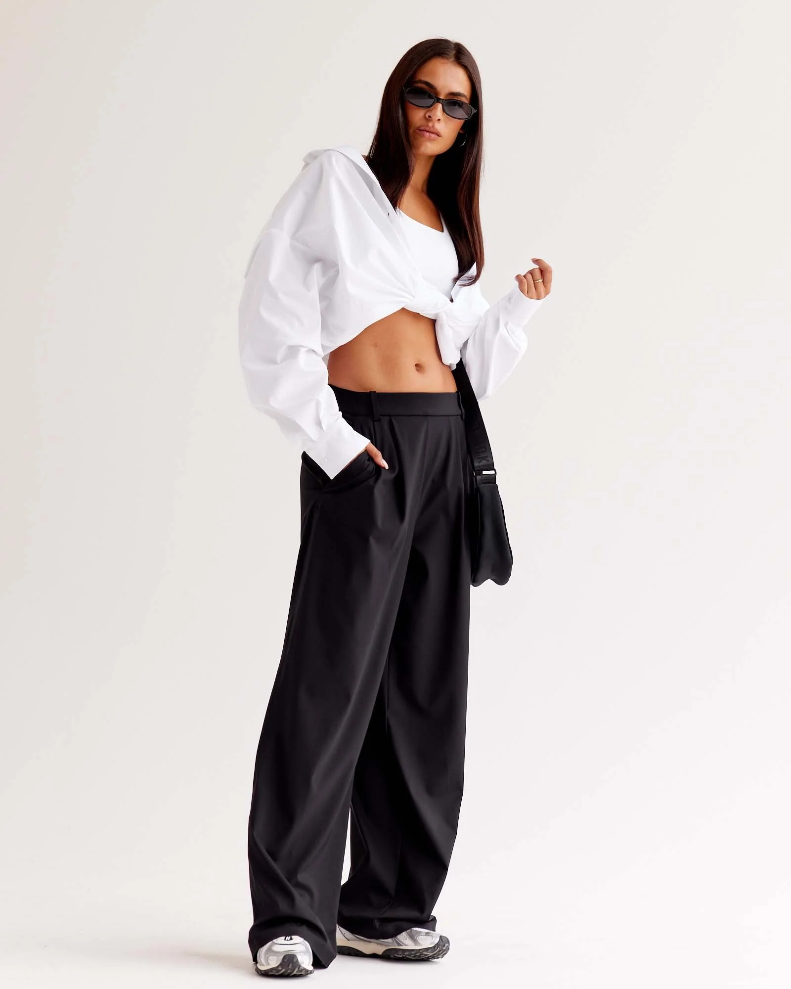 StretchShift Wide Leg Pant - Black