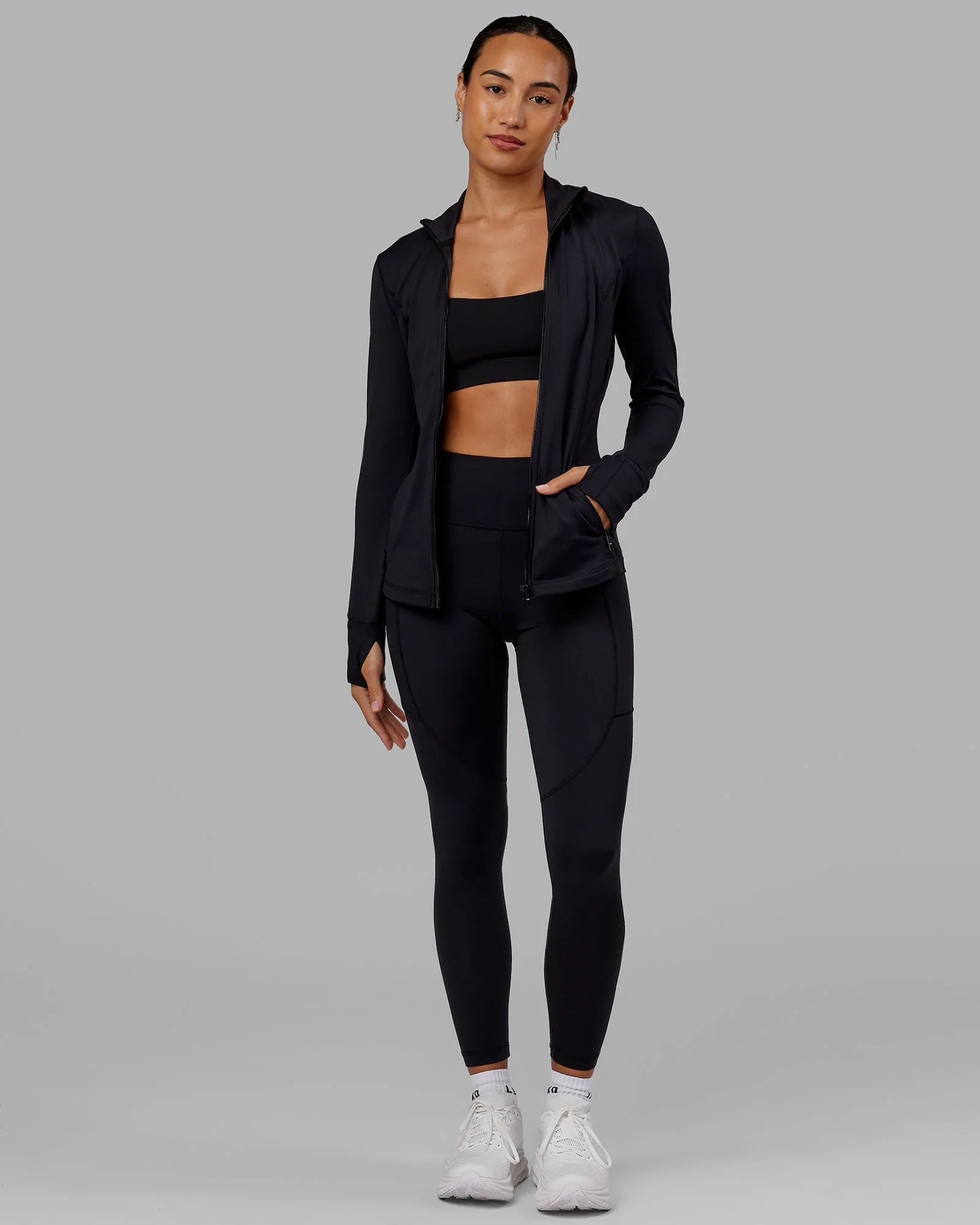 O.G. Stride Zip Through Jacket - Black - Image 2
