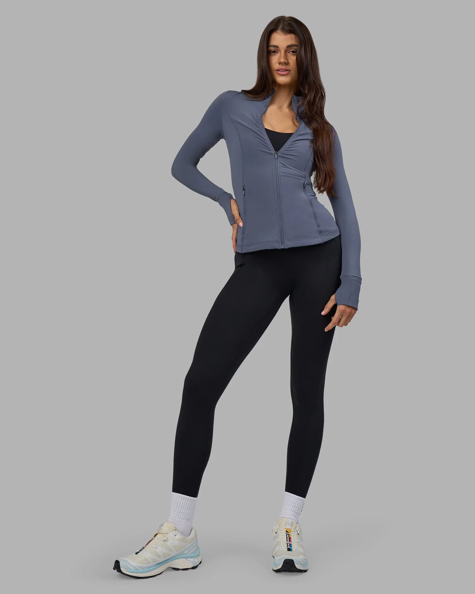 Stride Zip Through Jacket - Night Shadow - Image 4