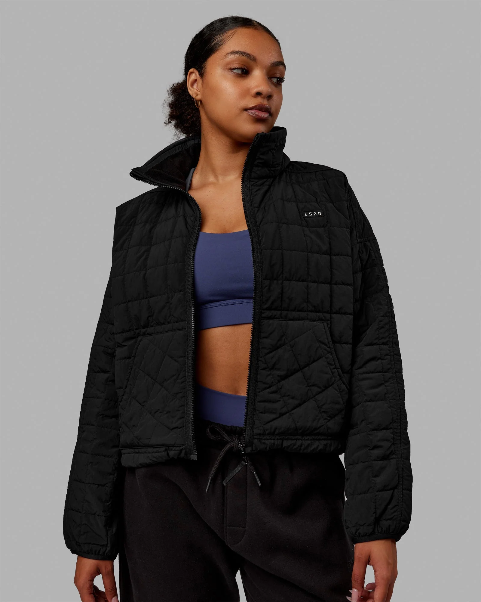 Thrive Packable Jacket - Black - Image 2