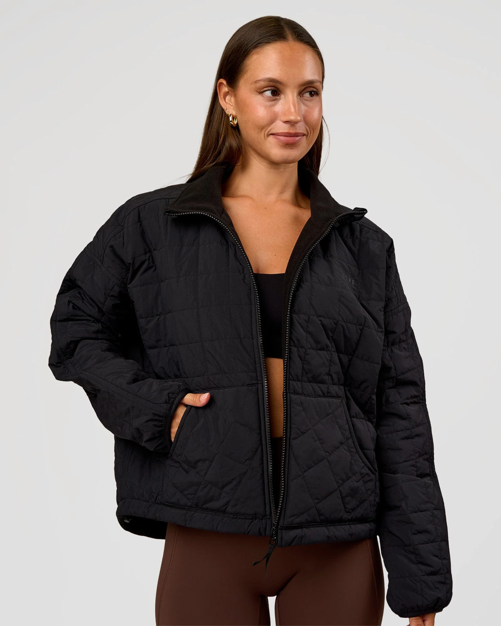 Thrive Reversible Jacket - Black