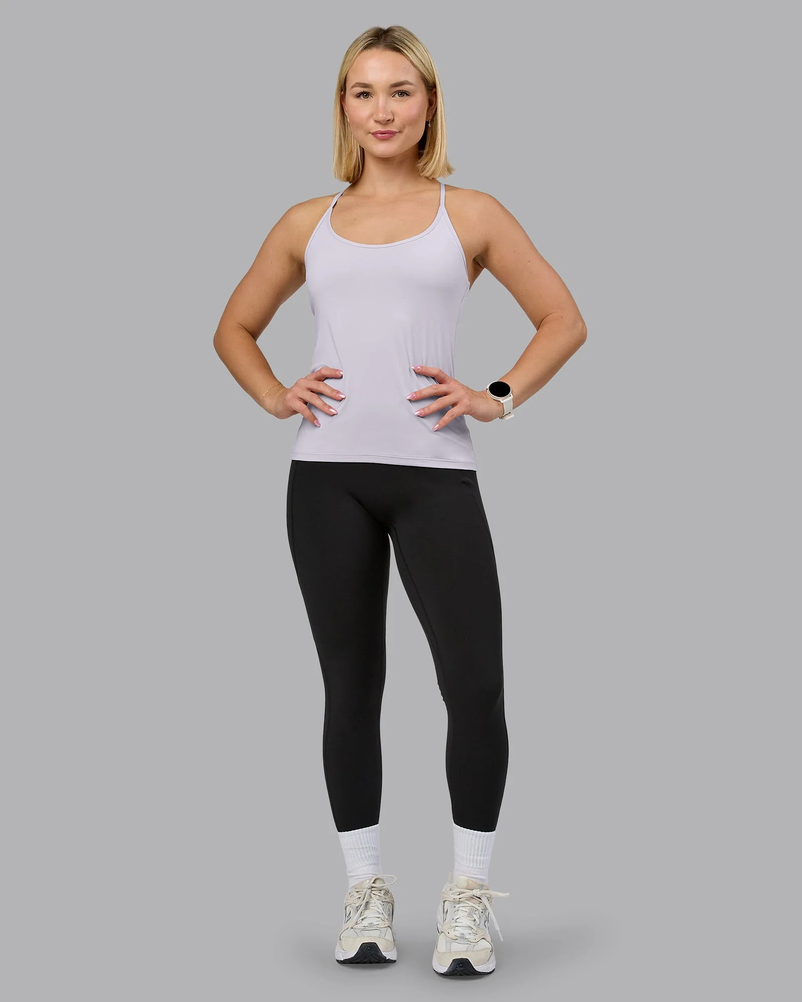 Transition CloudFLX Shelf Bra Tank - Soft Grey
