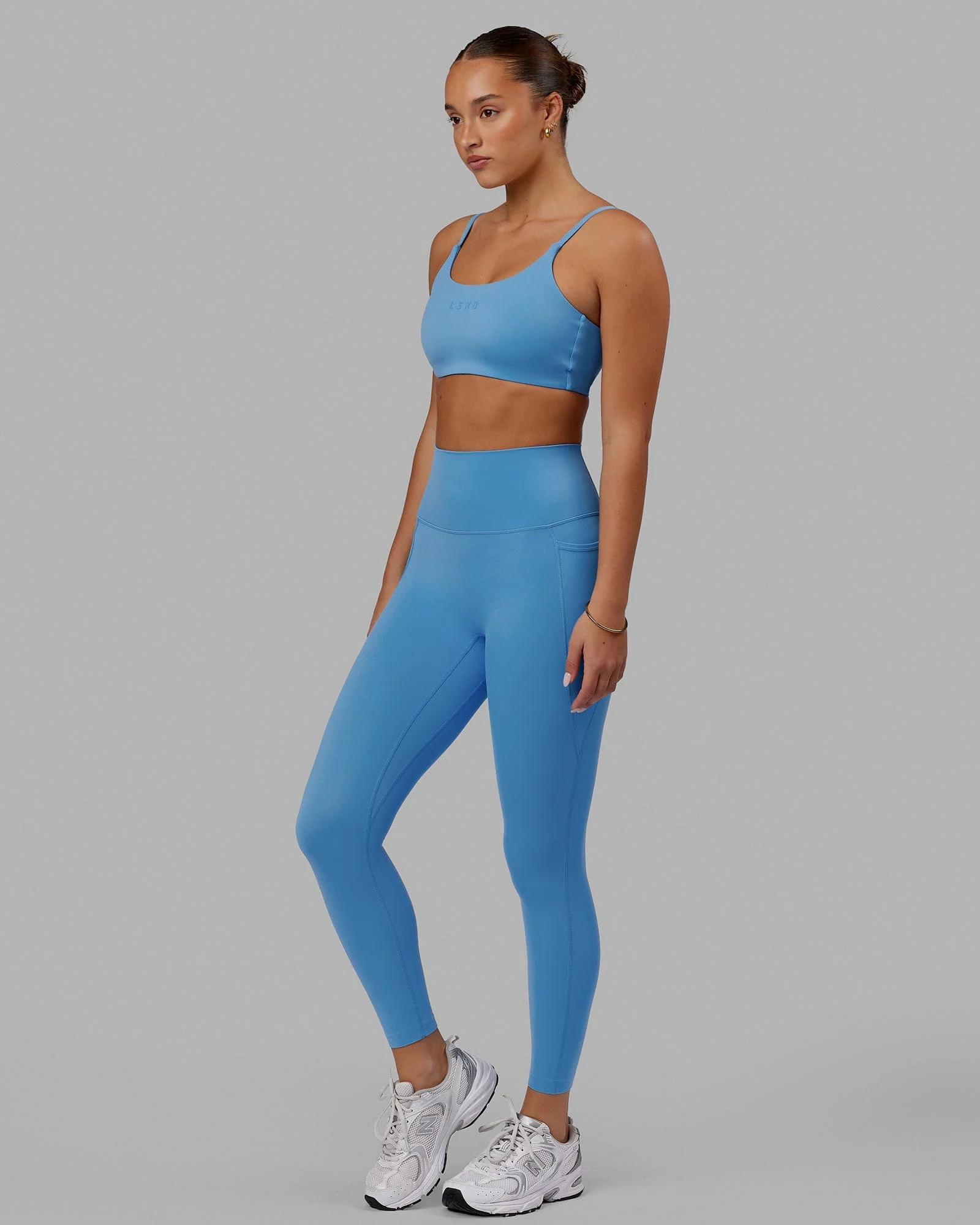 Twist Sports Bra - Azure Blue - Image 3
