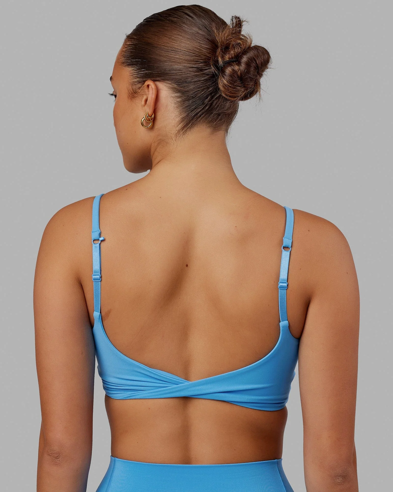 Twist Sports Bra - Azure Blue - Image 5