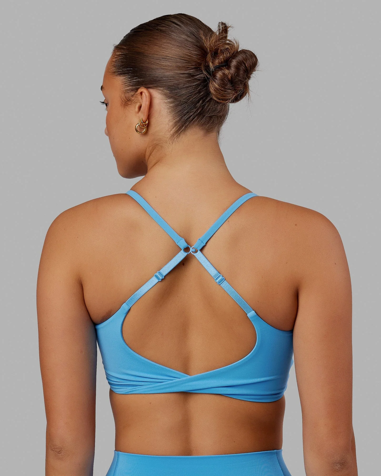 Twist Sports Bra - Azure Blue - Image 6