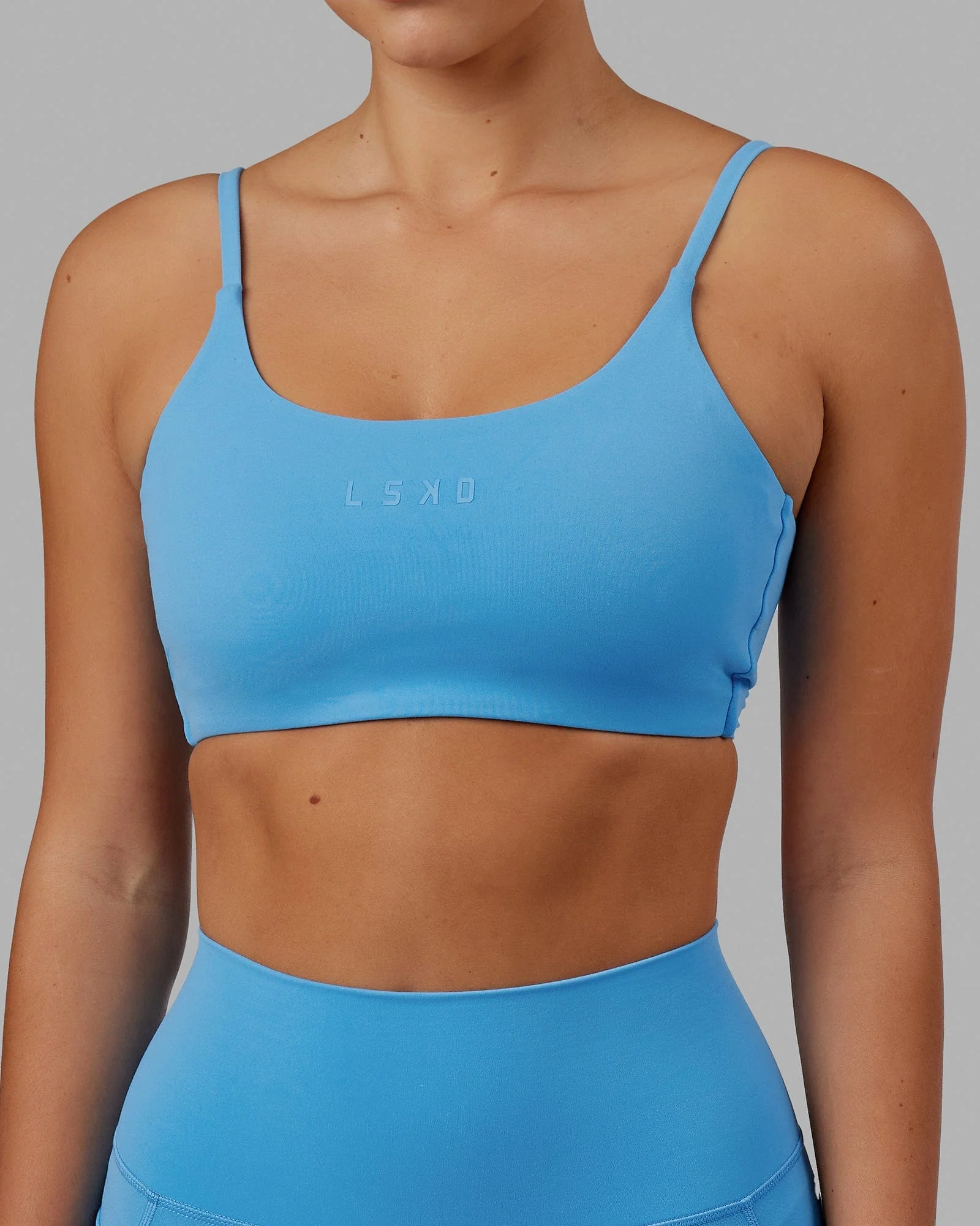 Twist Sports Bra - Azure Blue - Image 7