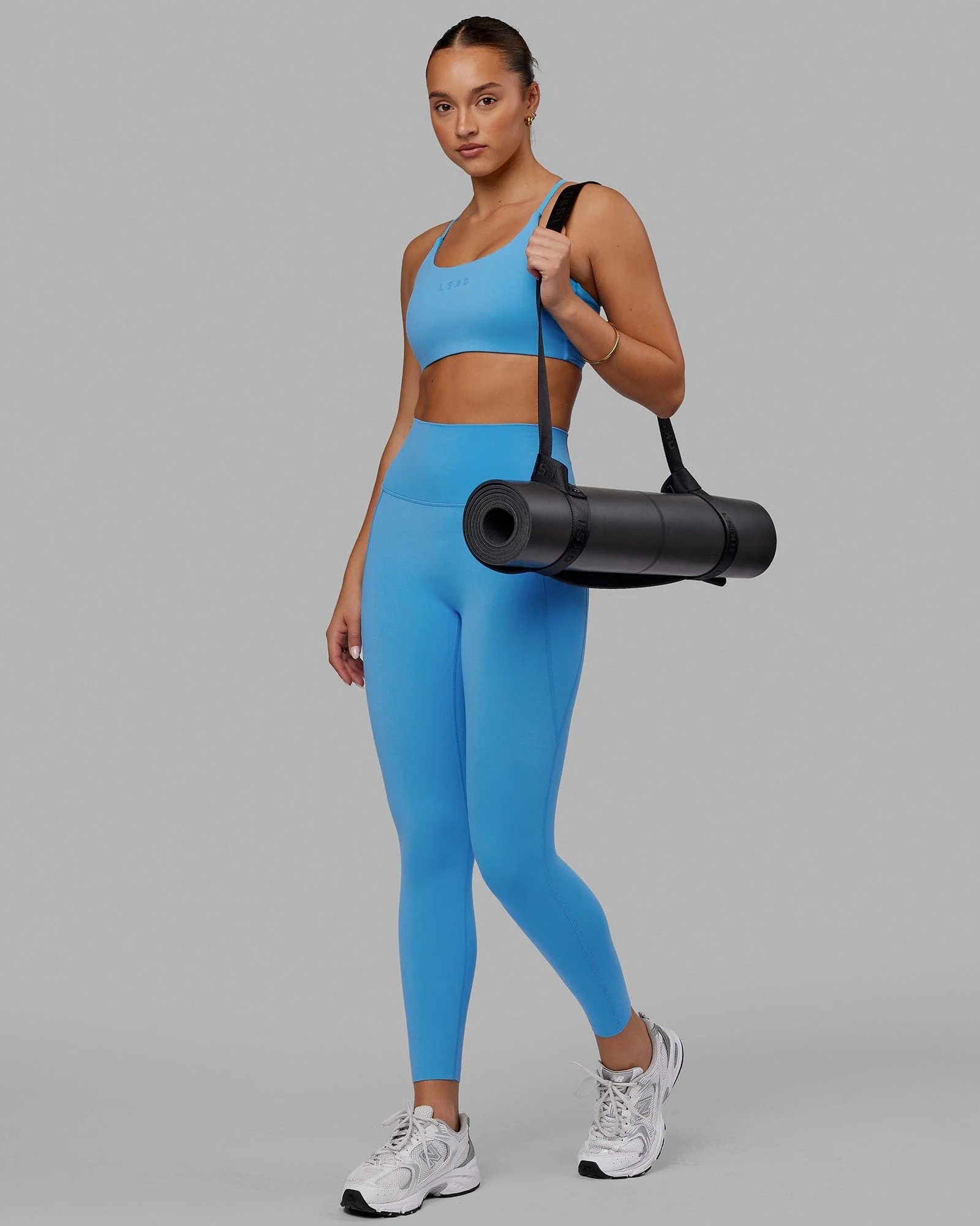 Twist Sports Bra - Azure Blue - Image 8